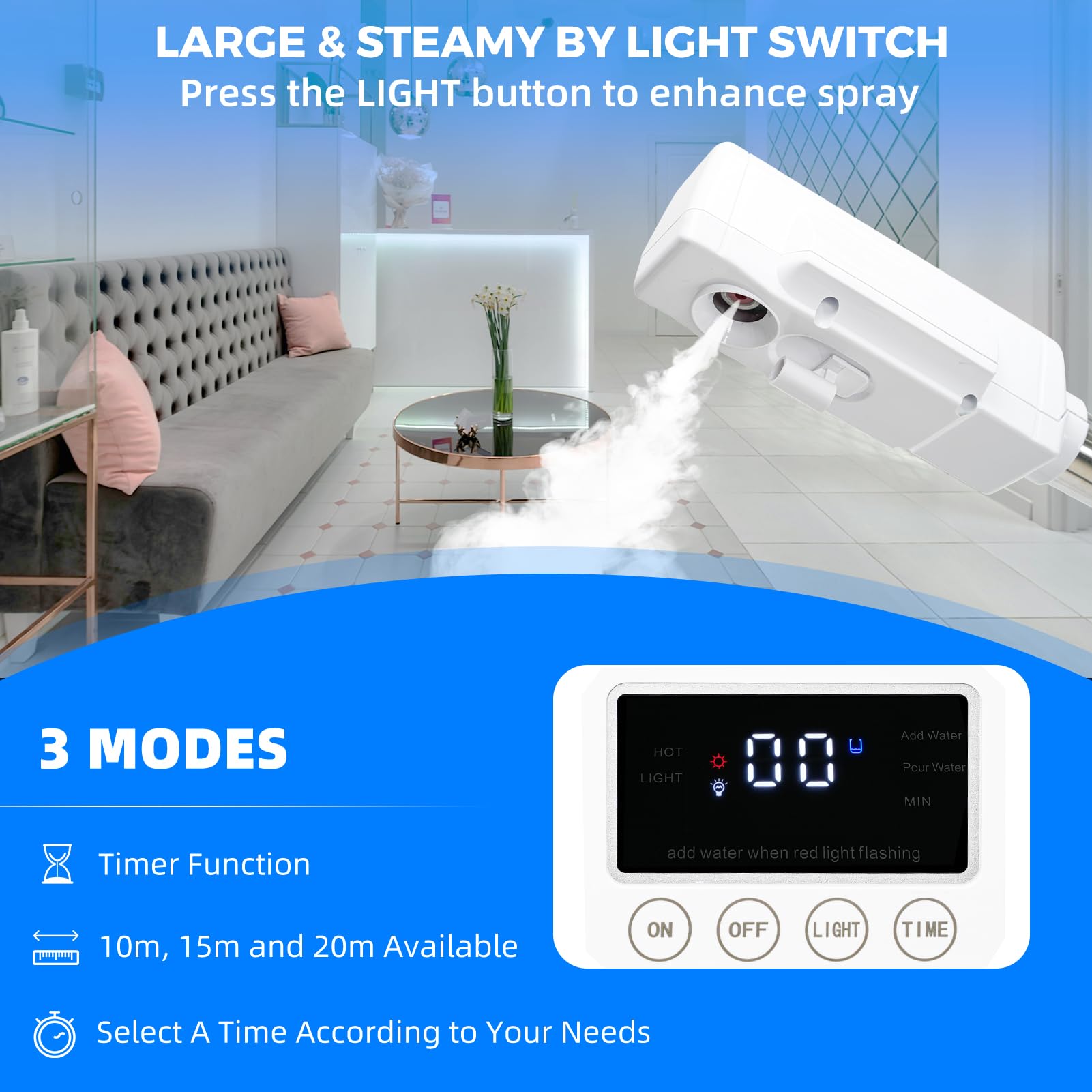 Professional Facial Steamer for Home & Spa - Hot Mist Vaporizer for Deep Cleansing & Hydration | Perfect for Skincare Routine, Blackhead Removal & Relaxation
