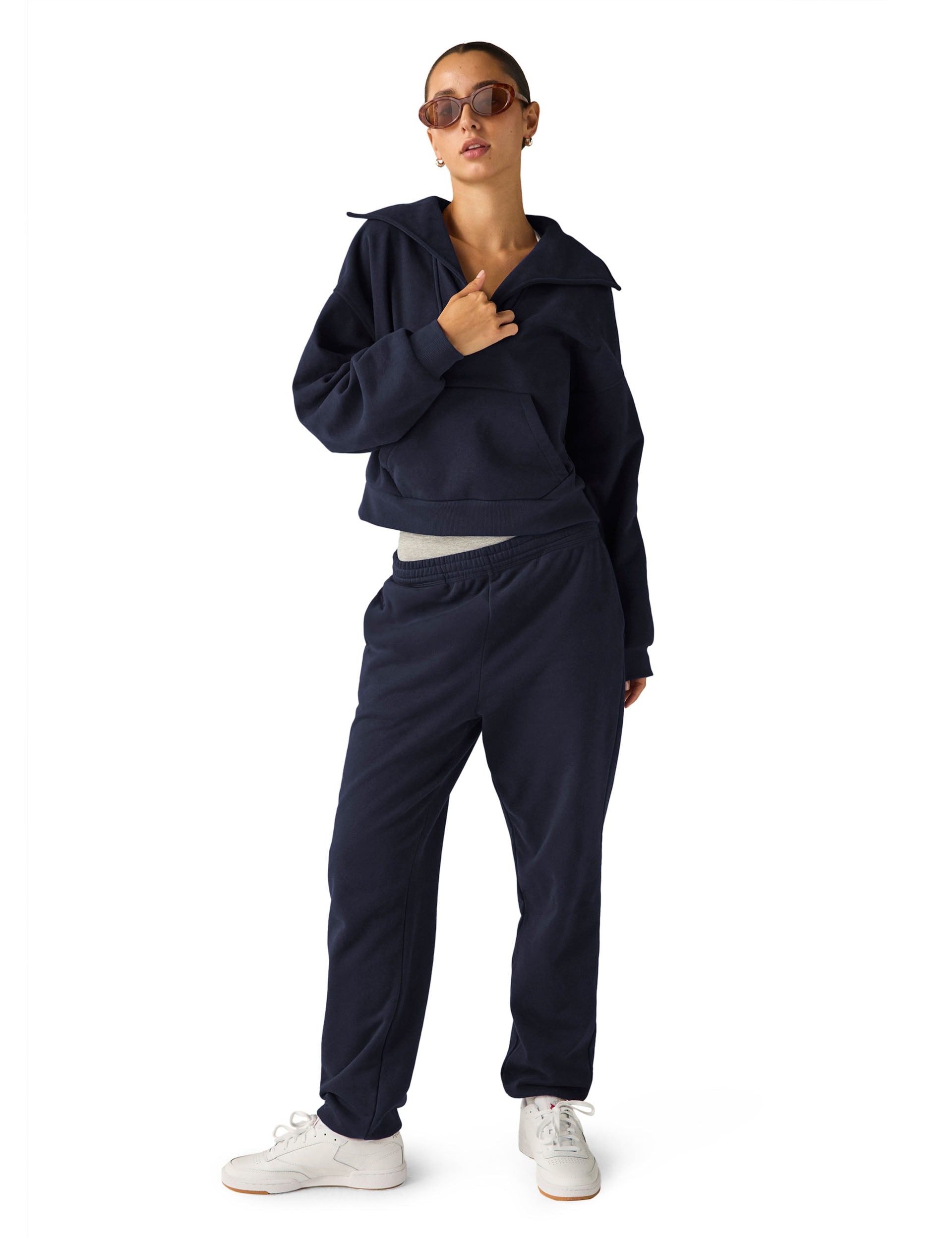Street Smart Pullover Hoodie - After Dark Navy Color | Comfortable & Stylish Men's Sweatshirt for Casual Wear, Outdoor Activities & Night Outfits