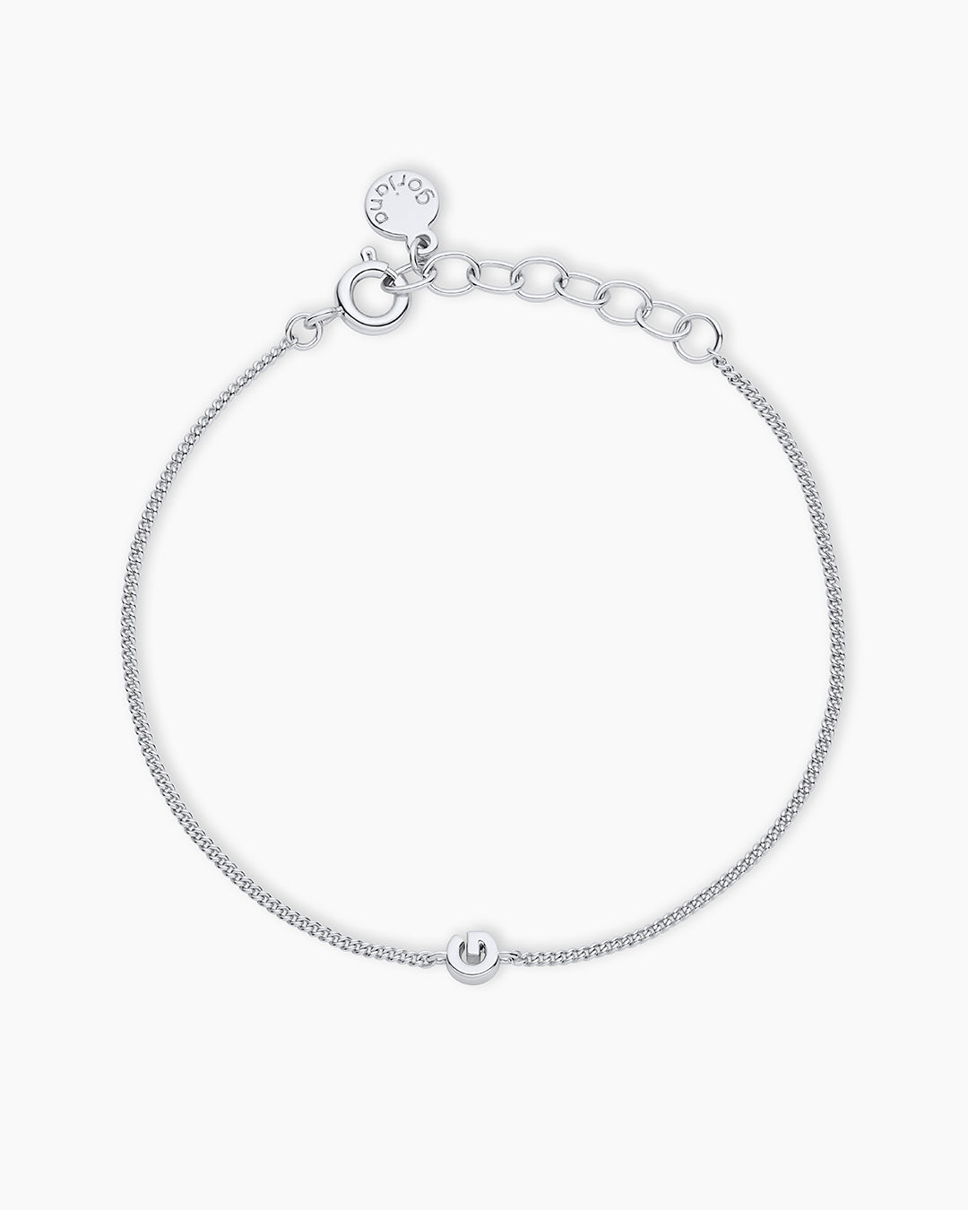 Wilder Mini Alphabet Bracelet - Personalized Initial Letter Bracelet for Women & Girls - Trendy Stackable Jewelry for Everyday Wear & Gifts