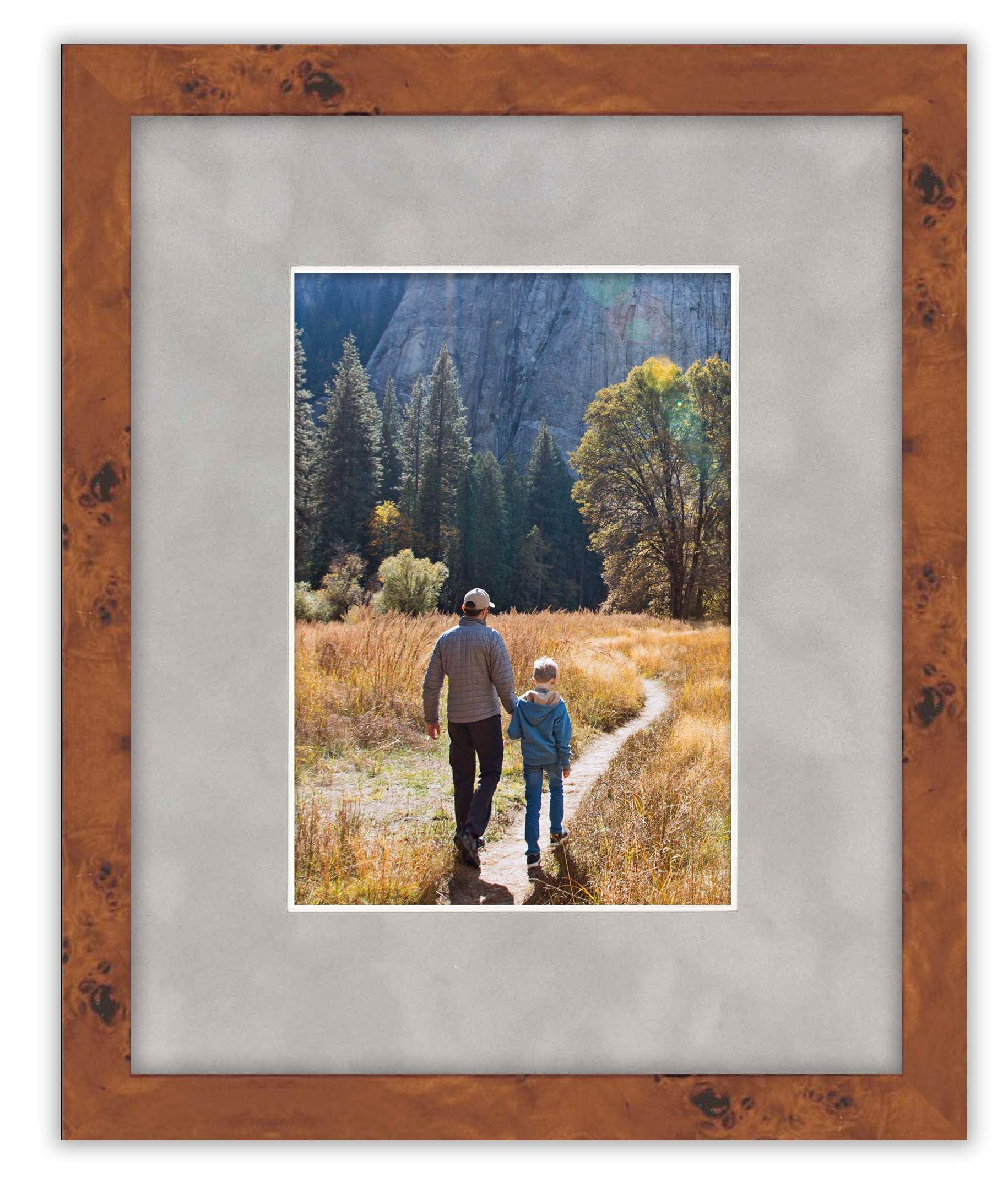 24x40 Acid-Free Light Grey Suede Precut Matboard - Bevel Cut for 20x38 Photos with Backing Board | 4-Ply Thickness for Picture Framing & Preservation | Includes Crystal Clear Self-Seal Photo Mat Bag | Perfect for Home Decor, Art Displays, and Professional Photography Presentations
