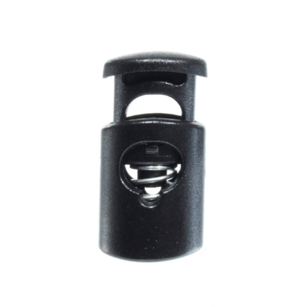West Coast Paracord Black Oval Mini Toggle Stopper Cord Locks - 1000 Pack for Drawstrings, Hoodies, Jackets & Outdoor Gear | Secure Fastening for Apparel & Bags