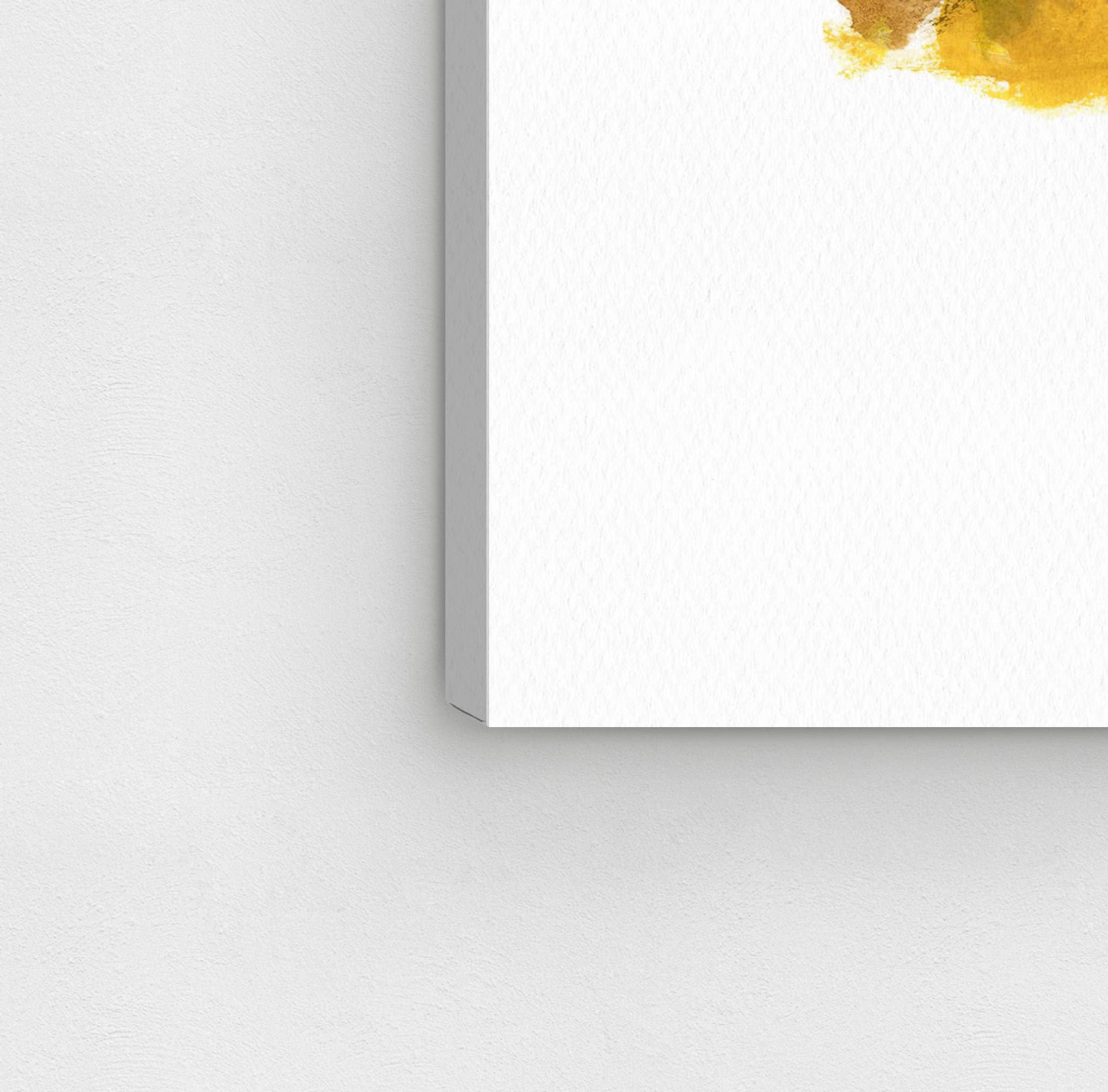 Oliver Gal Floral Wall Art Canvas Print 'Happy Daisies' - 30x36 Inch Yellow & White Home Decor for Living Room, Bedroom, Office - Modern Botanical Painting for Housewarming Gift & Interior Design