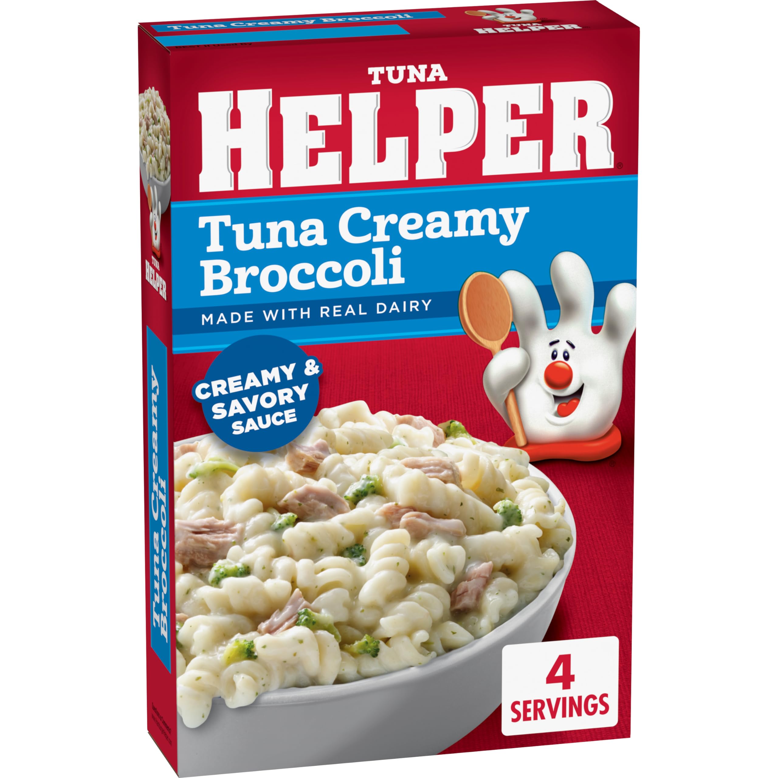 Tuna Helper Creamy Broccoli Pasta - 6.4 oz (12 Pack) | Easy Dinner Meal Kit for Quick Family Meals & Busy Weeknights