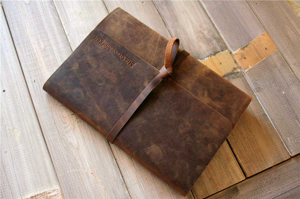 Personalized Leather Baby Girl Memory Book Album - Capture Precious Moments for Christening, Birthday & First Year Milestones