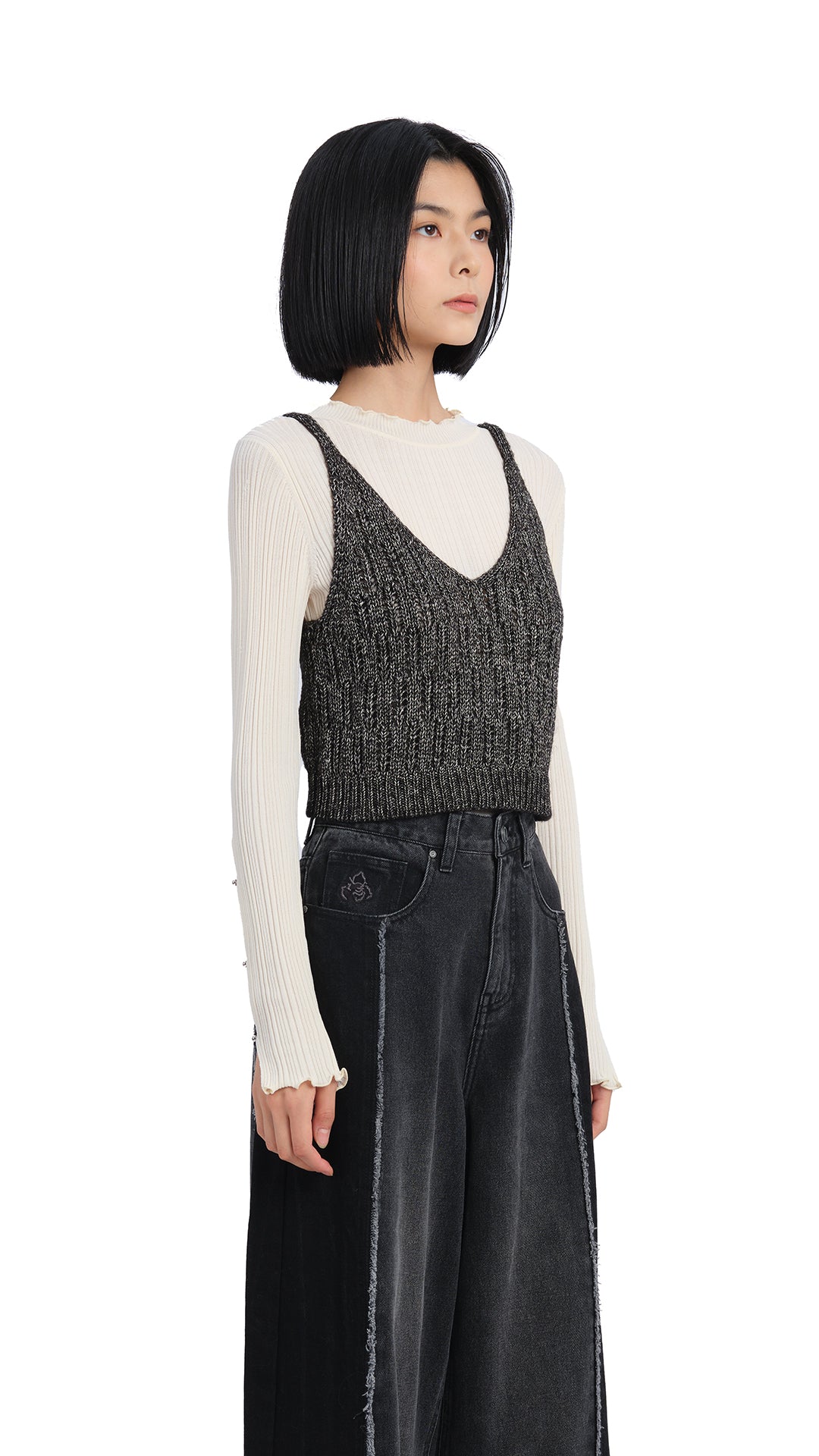 Cozy Textured Knit Vest for Women - Soft & Stylish Winter Layering Piece - Perfect for Office, Casual Outfits & Fall Fashion