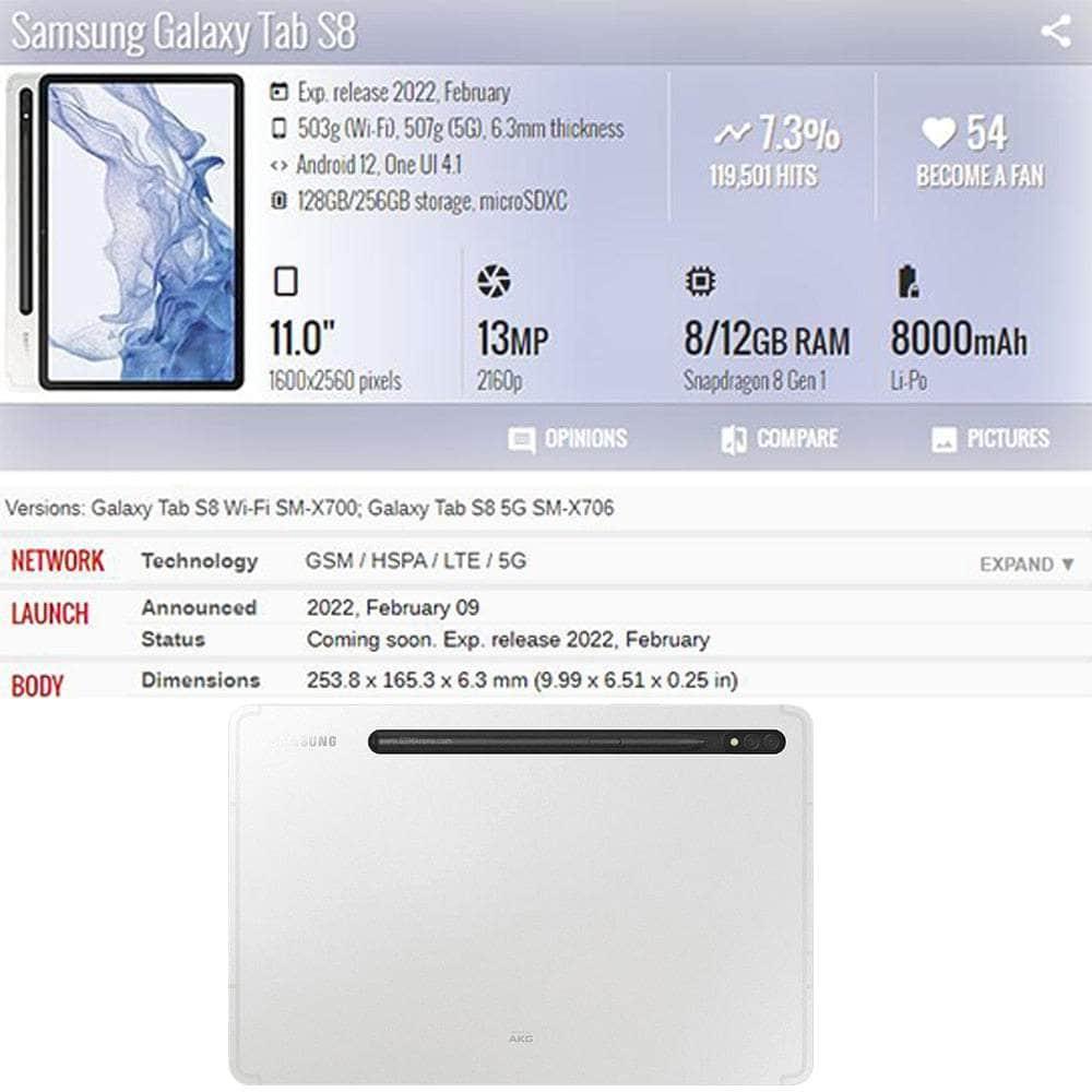 Durable PU Leather Flip Case for Samsung Galaxy Tab S8 11