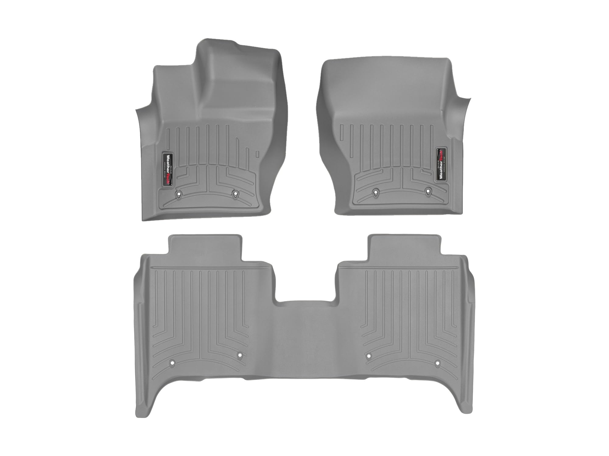 WeatherTech Custom Fit All-Weather Floor Mats for Cars & Trucks - Heavy Duty Protection, Perfect Fit (Model 444801-4414052) | Ideal for Daily Commute, Road Trips & Off-Road Adventures