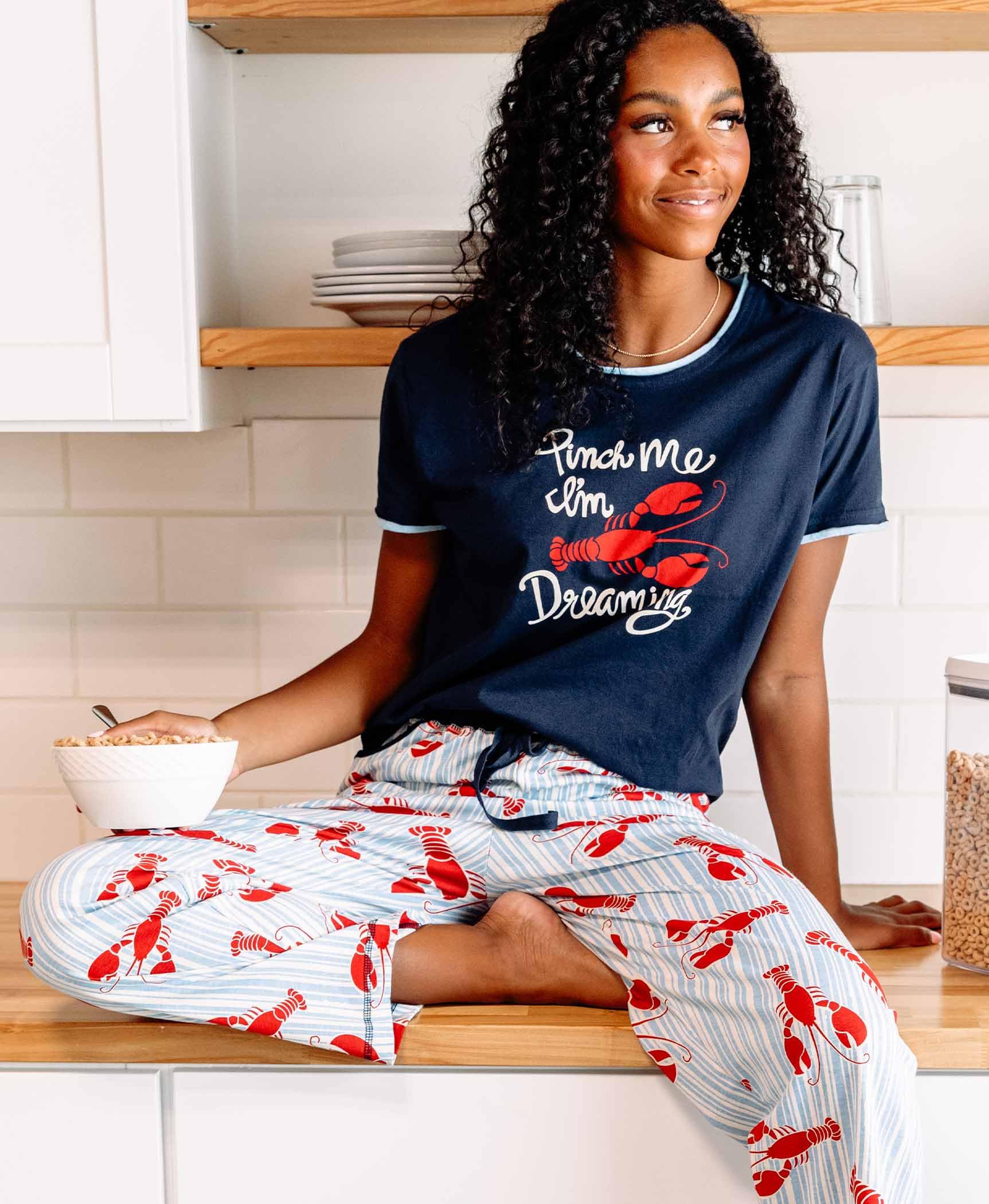 Lazy One Women's Pajama Set - Soft Short Sleeve Sleepwear with Cute Prints, Comfortable Relaxed Fit for Lounge & Sleep | Perfect for Nighttime Relaxation, Sleepovers & Cozy Evenings at Home