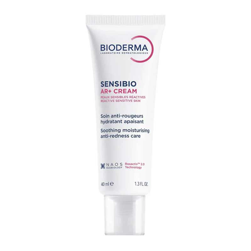 Bioderma Sensibio AR Anti-Redness Soothing Cream for Sensitive Skin – Calms & Reduces Facial Redness, Irritation & Rosacea – Perfect for Daily Skincare Routine & Post-Treatment Care