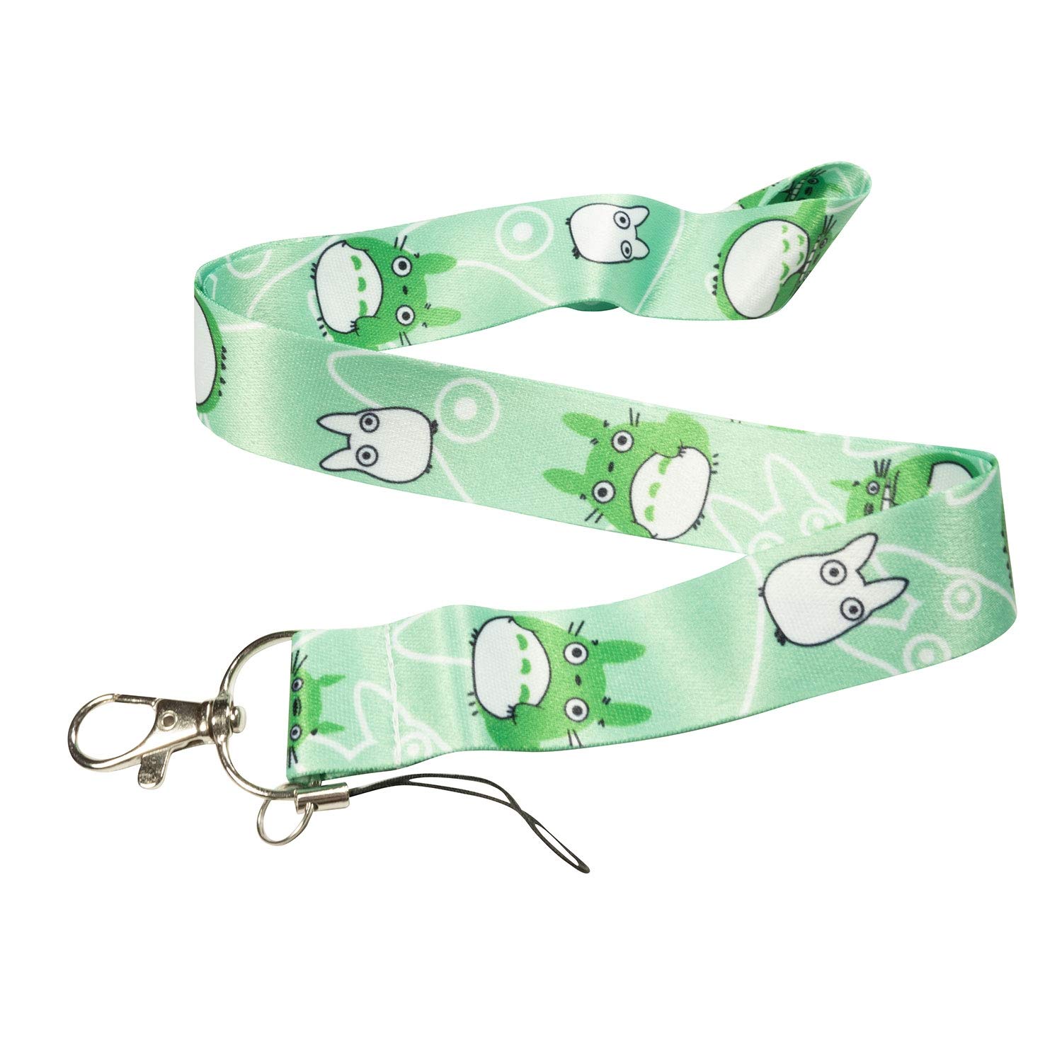 My Neighbor Totoro Teal Green Keychain Holder Lanyard - Anime Ghibli Accessory for Keys, ID Badges & Work Essentials - Perfect for Studio Ghibli Fans, Office Use & Everyday Carry