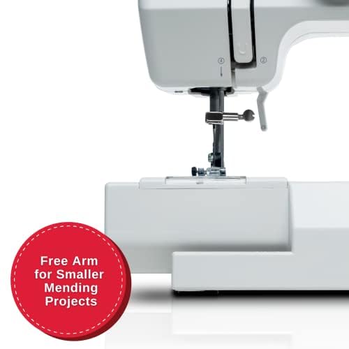 SINGER M1000.662 Lightweight Portable Sewing Machine - 32 Built-in Stitches, LED Light, Top Drop-in Bobbin - Perfect for Hemming, Mending & DIY Sewing Projects at Home