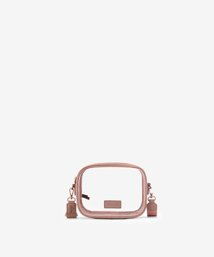 Wrangler Clear Crossbody Stadium Bag for Concerts, Sports Events & Travel - Approved for NFL, MLB, NBA & NCAA Games
