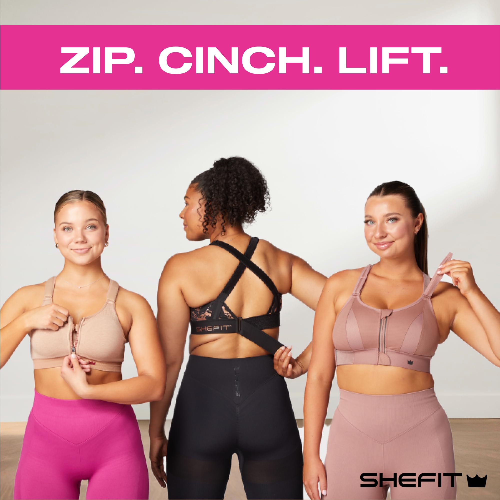 SHEFIT Adjustable Wire-Free Seamless Sports Bra for Women - Comfortable Support for Yoga, Cycling, Hiking & Low Impact Workouts - Perfect for Active Lifestyles & Everyday Wear