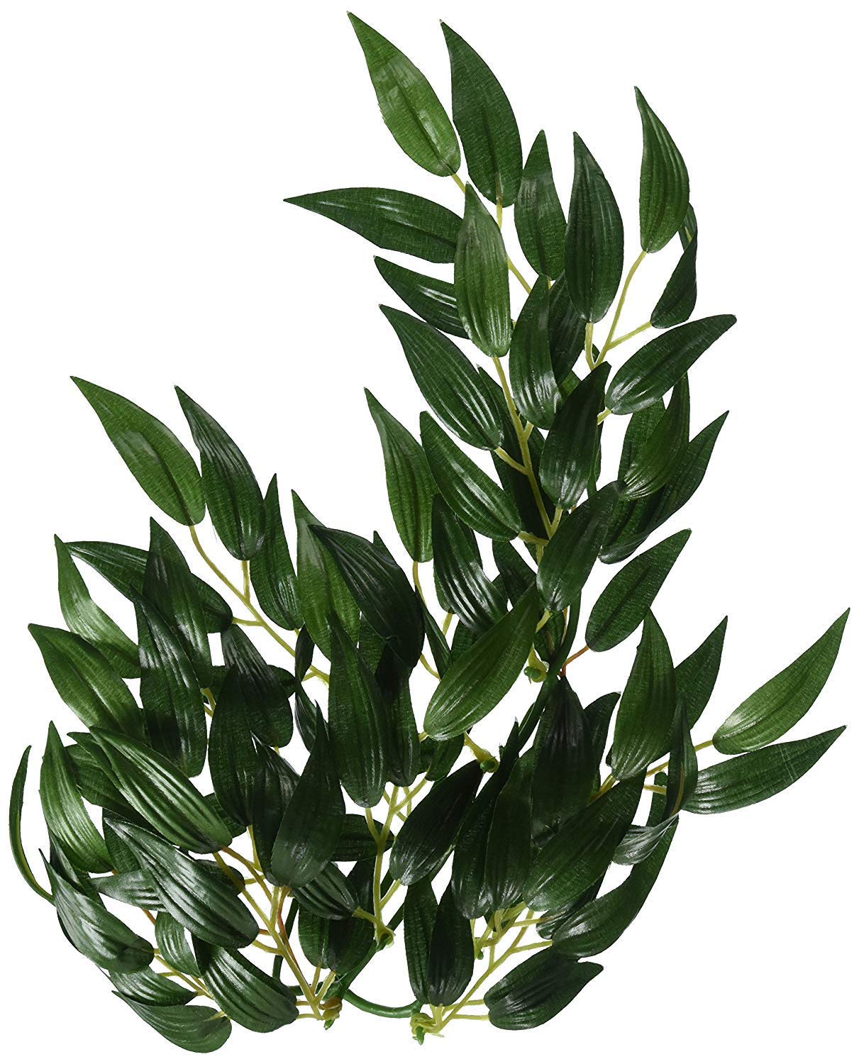 Exo Terra Silk Terrarium Plant Small - Artificial Ruscus Bush for Reptile Habitat - Perfect for Bearded Dragon, Gecko & Snake Terrarium Decor