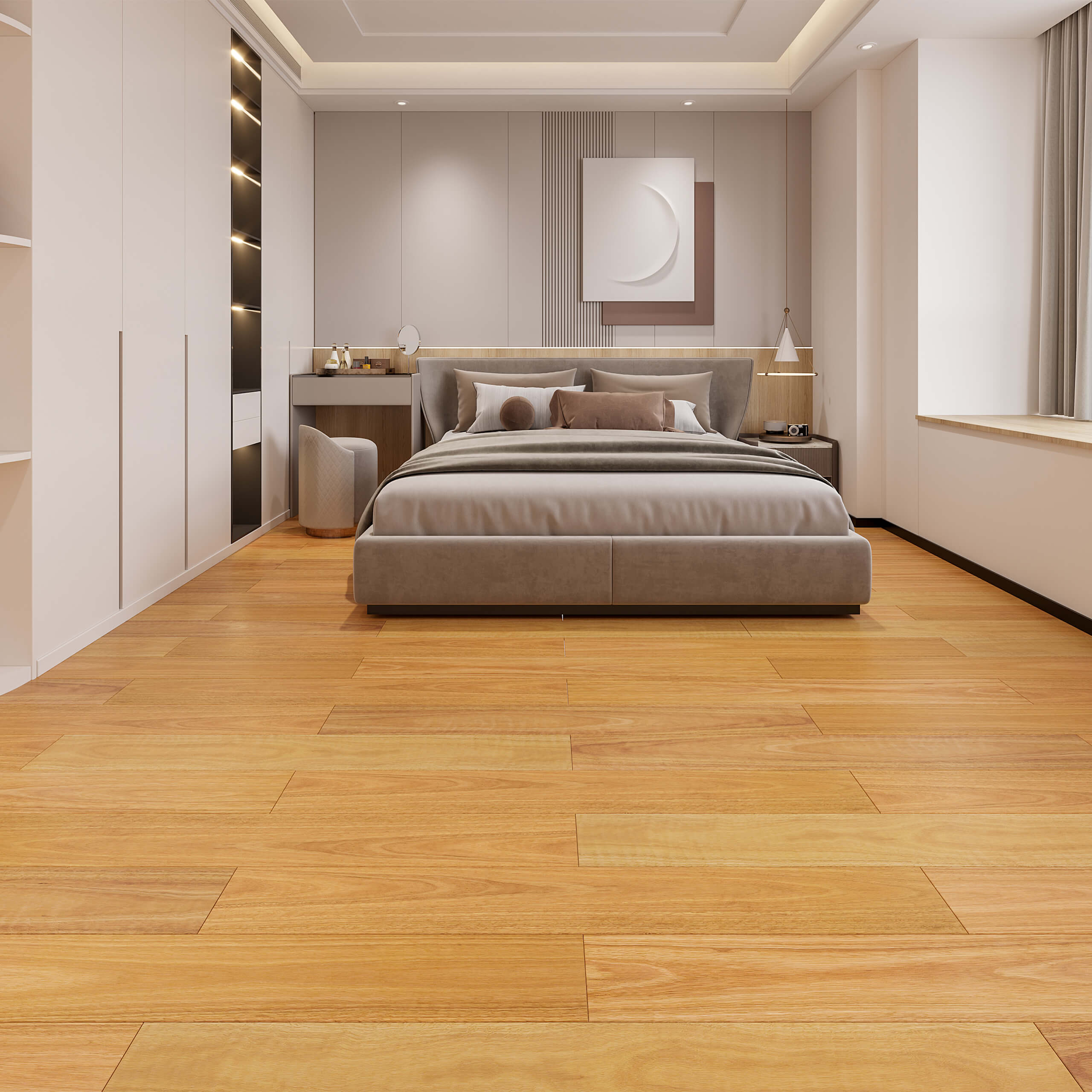 Aqua Wood Plus Plank 1830x196mm Spotted Gum - Premium Waterproof Flooring for Patio, Deck & Outdoor Spaces
