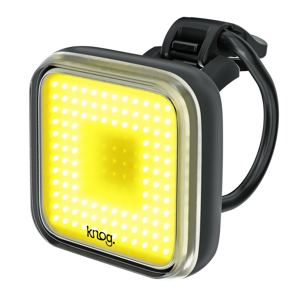 Knog Blinder Square Bike Light - USB Rechargeable LED Cycling Light for Night Riding, Waterproof & Bright Safety Light for Bicycles, Perfect for Commuting, Mountain Biking & Urban Cycling Adventures