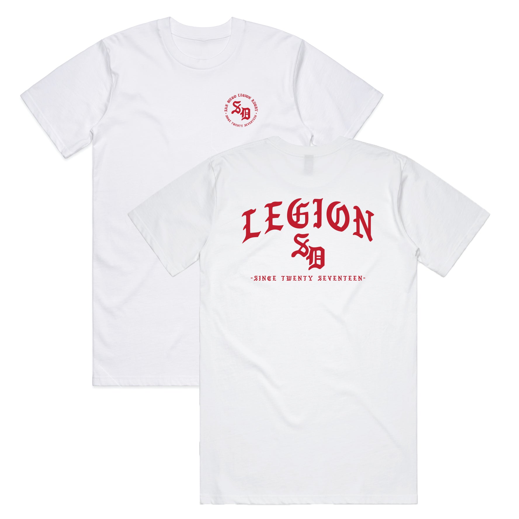 SD Legion Since 2017 T-Shirt - Vintage Style Cotton Tee for Men & Women - Perfect for Casual Wear, Street Fashion & Fan Merchandise