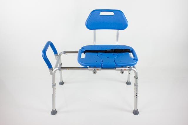 Refurbished HydroGlyde Premium Sliding Bath Transfer Bench for Elderly & Disabled - Safe Shower Seat with Non-Slip Surface for Bathroom Safety & Mobility Assistance (Ideal for Seniors, Post-Surgery Recovery & Physical Therapy)