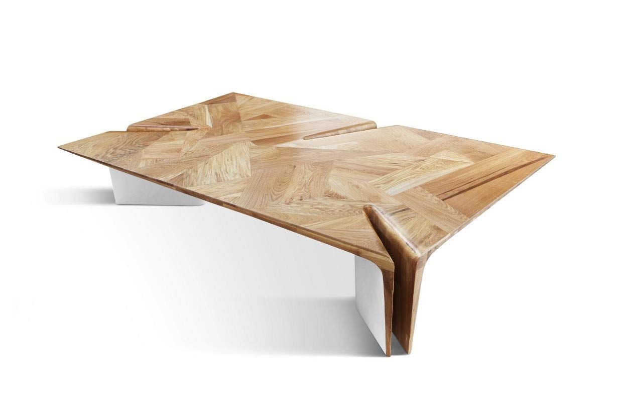 Modern Artemis Coffee Table - Mid-Century Style Wooden Living Room Table with Storage Shelf | Perfect for Small Spaces, Apartments & Home Decor