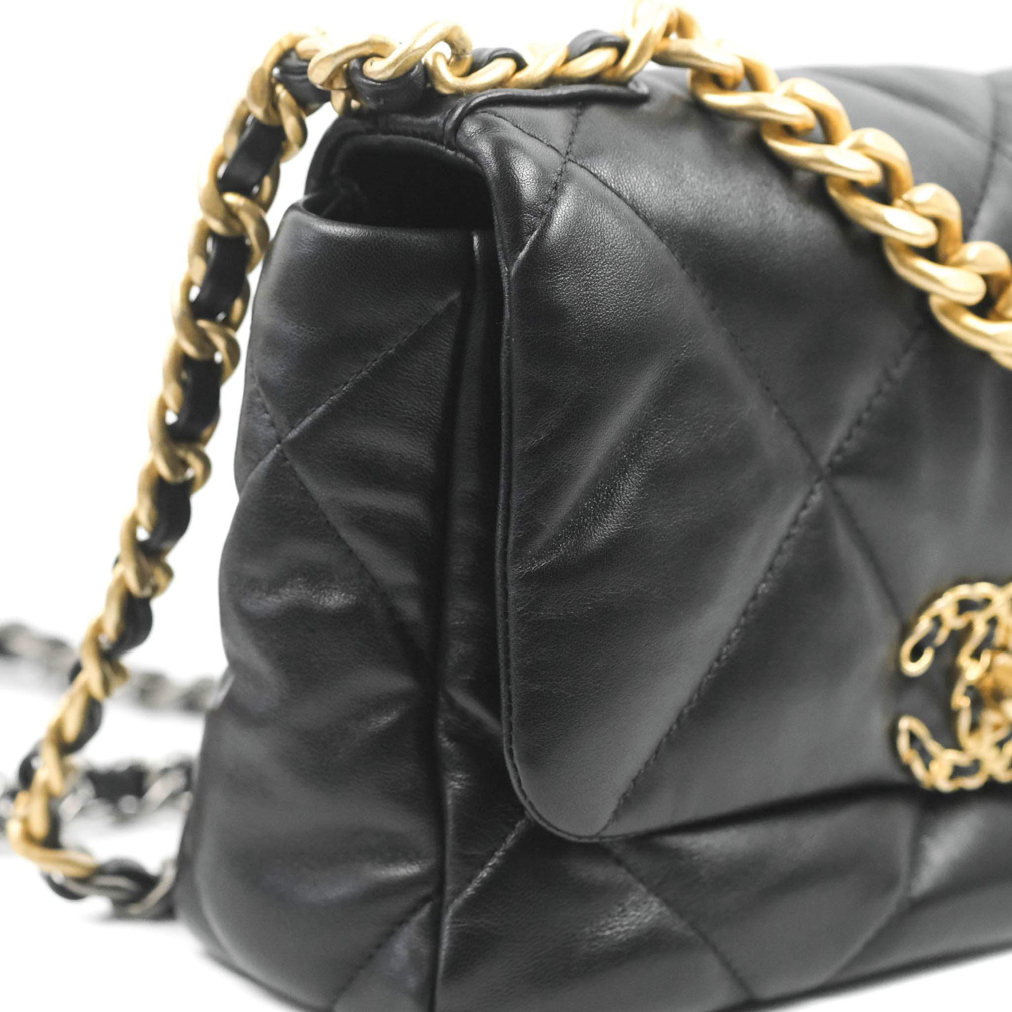 Chanel 19 Small Handbag Black Mixed Hardware - Luxury Designer Crossbody Bag for Women, Perfect for Date Night & Evening Events