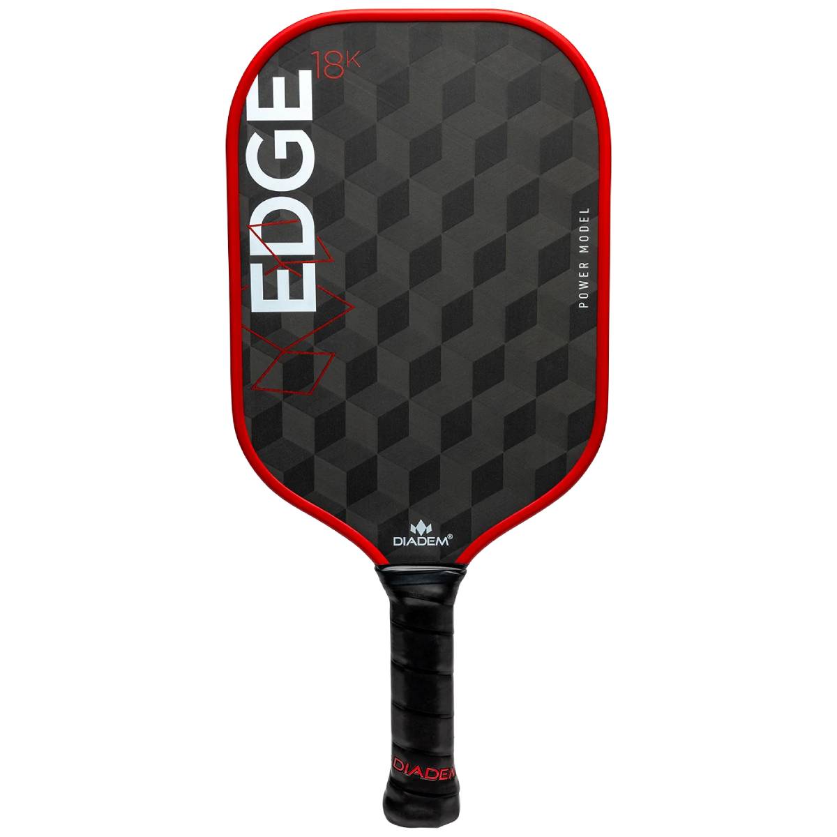 Diadem Edge 18K Power Tennis Racket - High Performance Carbon Fiber Badminton Racket for Professional Players | Perfect for Competitive Matches & Training Sessions