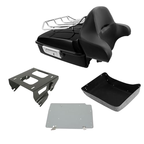 Black Solo Mount Rack Tour Pack Set Style #7