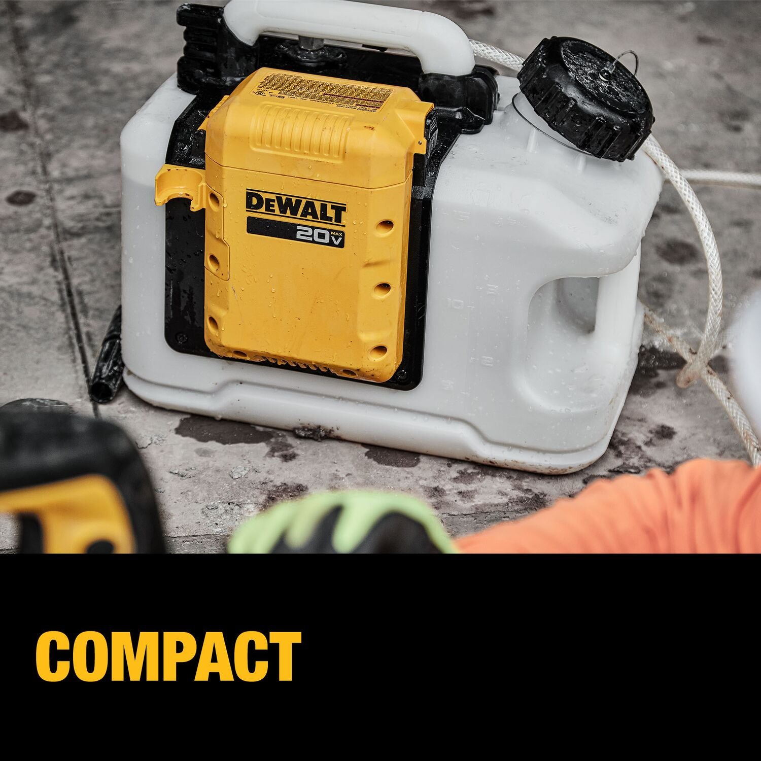 DEWALT DCE6820B 20V MAX Cordless Water Transfer Pump (Bare Tool) - Perfect for RV, Boat, and Home Water Tank Transfer
