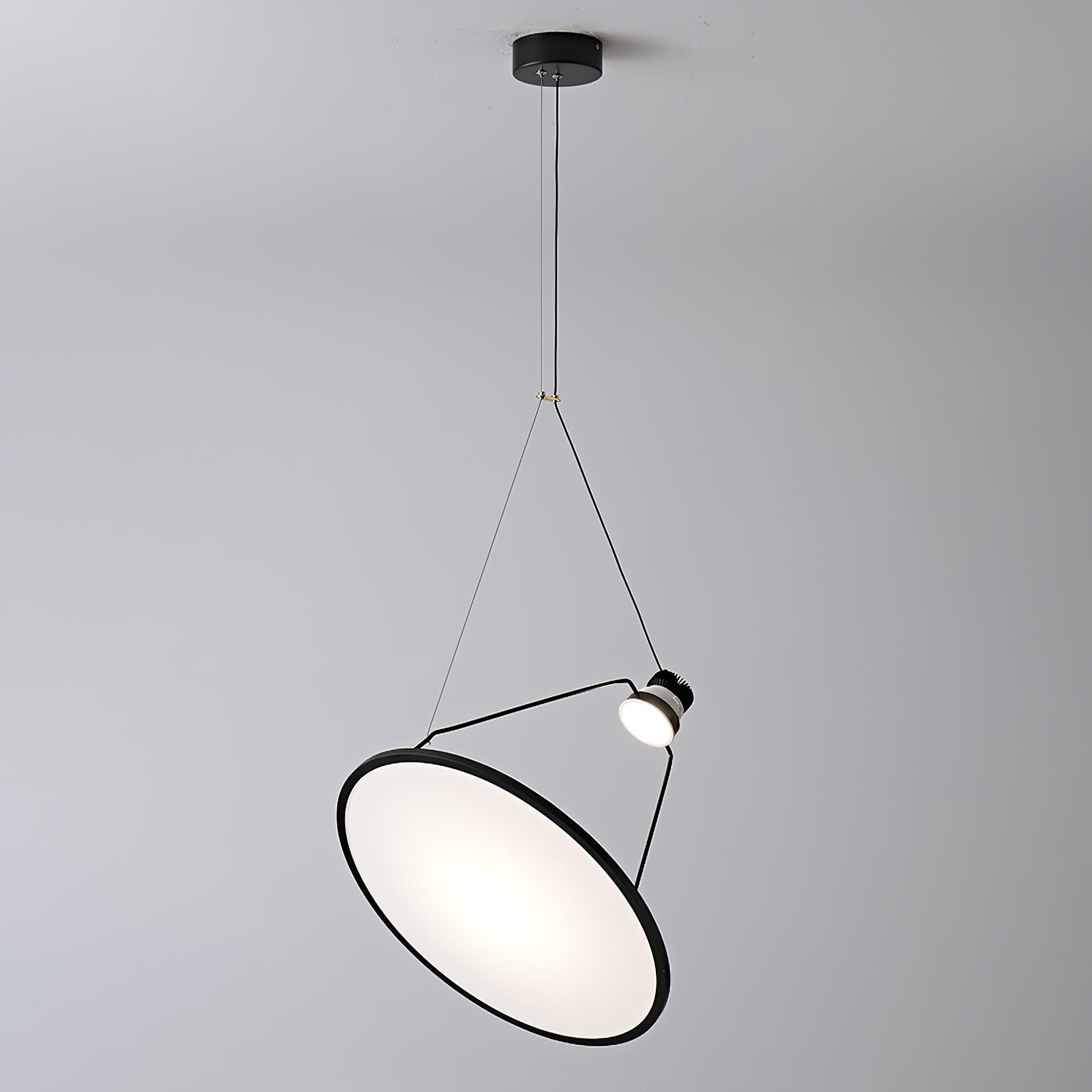 Amisol Modern Pendant Lamp - Stylish Hanging Light Fixture for Kitchen Island, Dining Room, Living Room & Bedroom Decor