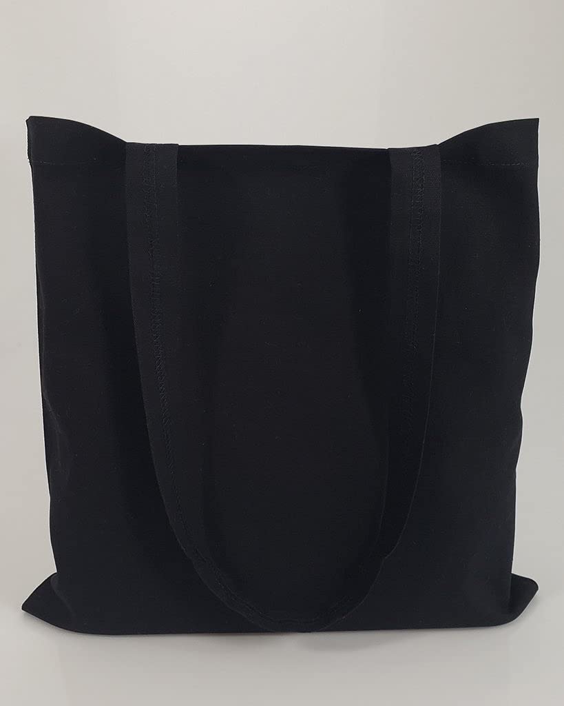 12 Pack TBF Cotton Canvas Tote Bags with Long Handles - Reusable Eco-Friendly Grocery Shopping Bags for Women & Men - Perfect for Supermarket, Farmers Market, Beach & Travel