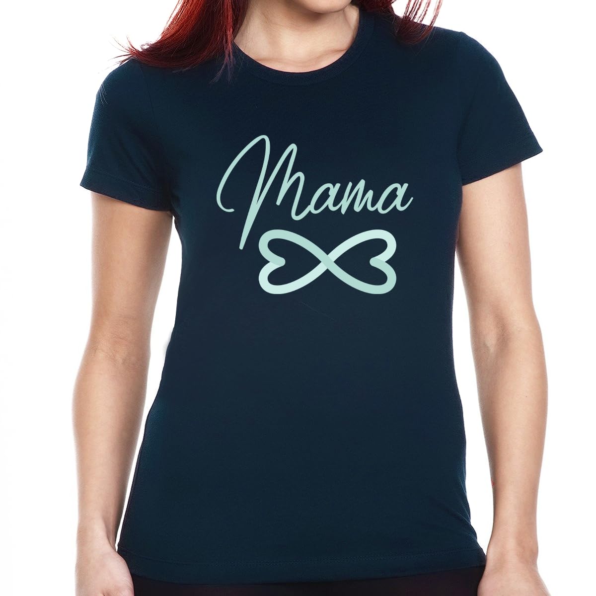 Infinity Love Mom T-Shirt - Cute Mama Shirt for Women, Perfect Gift for Mother's Day, Birthday & Family Gatherings