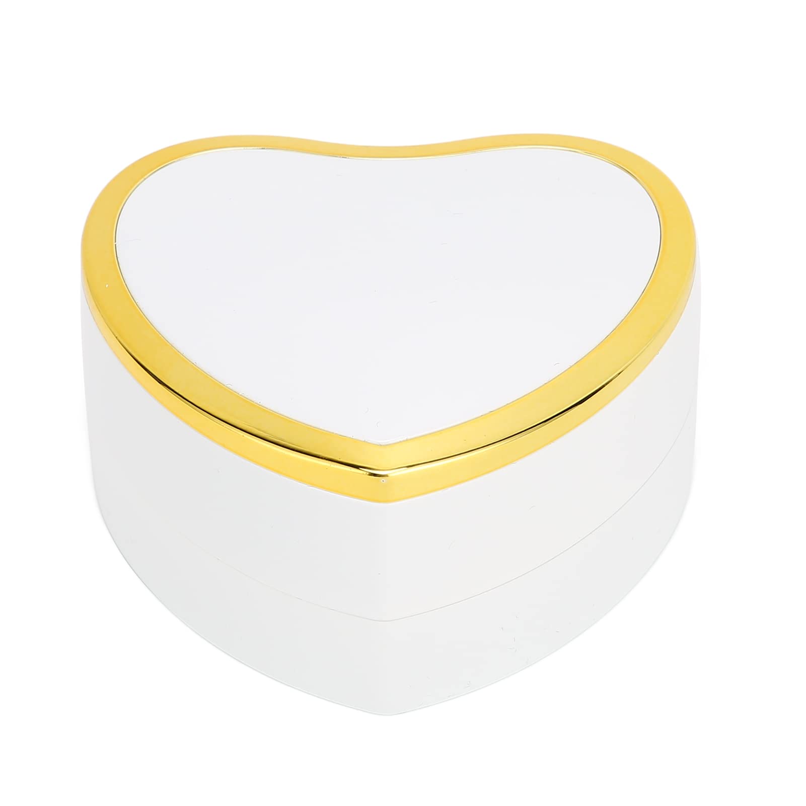 LED Heart-Shaped Storage Box - Fashionable & Portable Flocking Lining Display Case for Jewelry, Rings, Gifts - Perfect for Anniversaries, Engagements, Valentine's Day & Romantic Surprises
