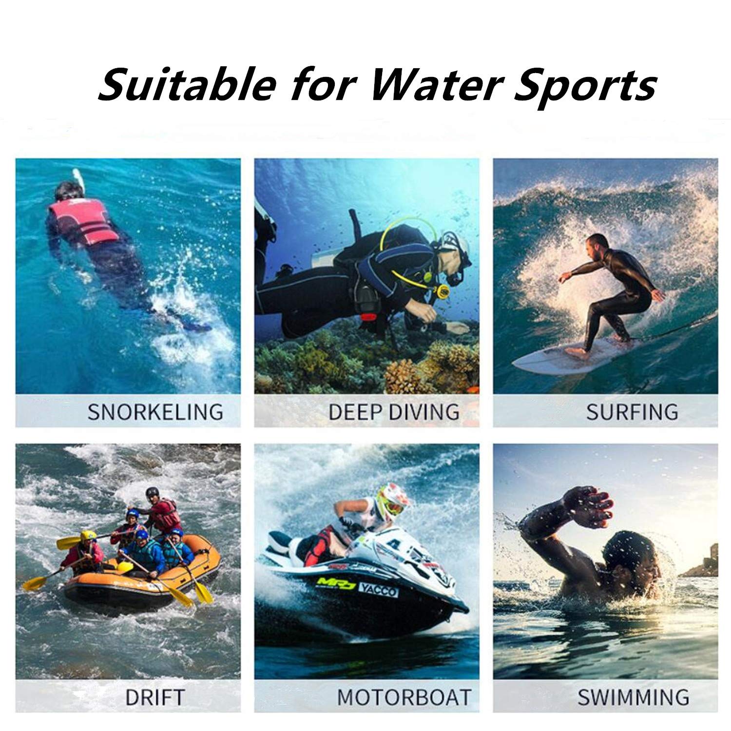 ZCCO 3mm Neoprene Diving Socks for Men & Women - Waterproof Beach Swim Socks for Snorkeling, Surfing, Kayaking & Water Sports - Ideal for Cold Water Protection & Comfortable Barefoot Wear