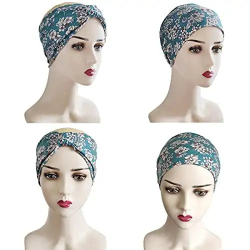 Non-Slip Yoga Headbands for Women - 5 Pack Stretchy Hair Accessories for Workouts, Running & Fitness - Cute & Comfortable Head Wraps for Active Lifestyles