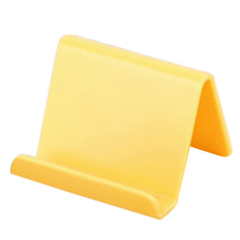 QQtangYA Mini Candy Holder & Phone Stand - Portable Supplies Organizer for Home, Office & Travel - Plastic Storage Bags for Blankets, Snacks & Small Items (Yellow, One Size) - Perfect for Desk Organization, Car Storage & Gift Packaging