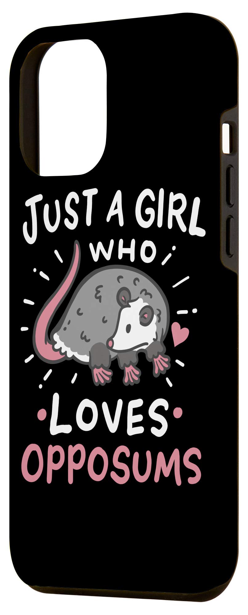 iPhone 12 Pro Max Case - Funny Opposum Lover Design - Perfect Gift for Animal Lovers & Unique Phone Accessory for Women - Great for Daily Use, Work & School