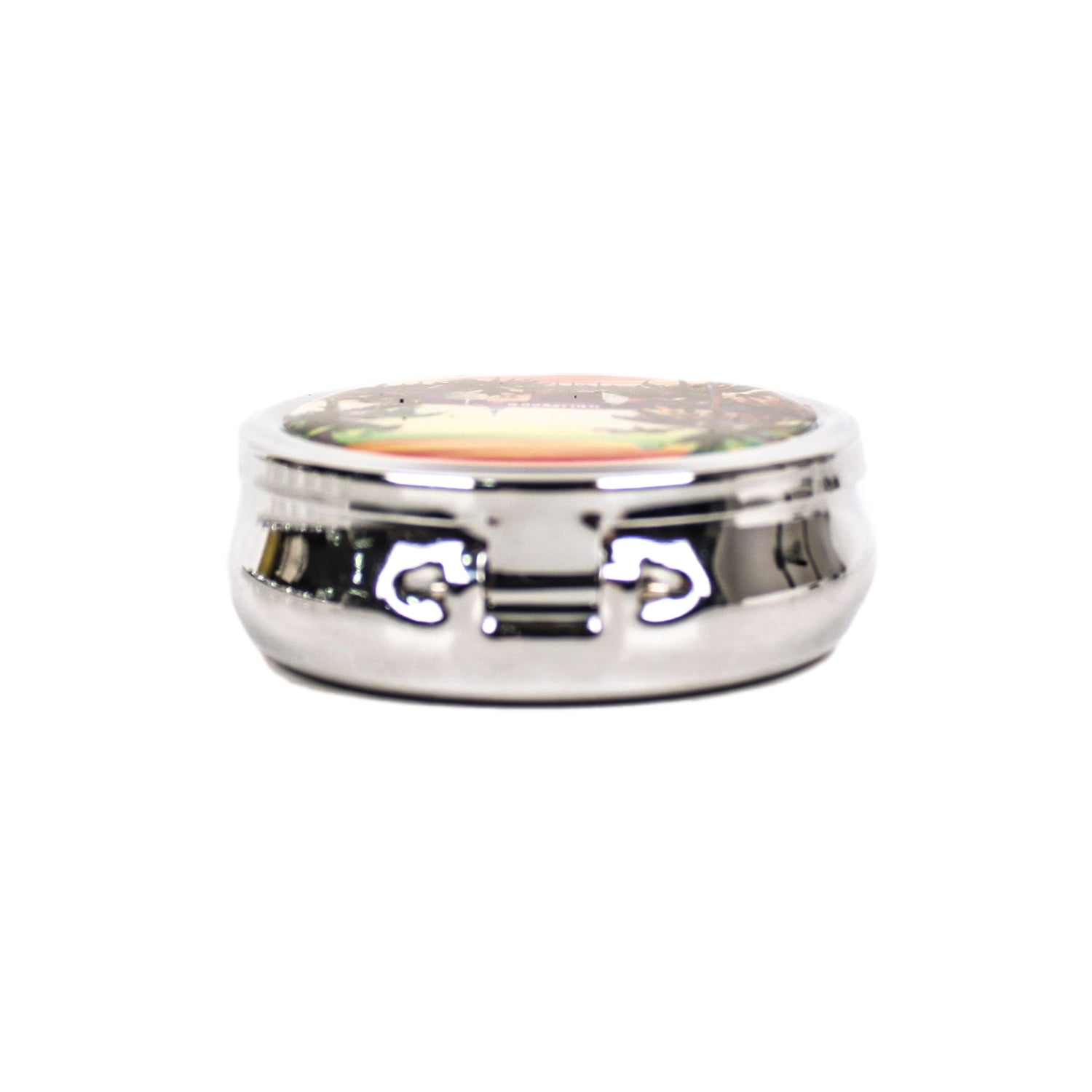 NL SIGNATURE Round Pill Case - Portable Travel Medicine Organizer for Daily Use, Gym, and Outdoor Activities