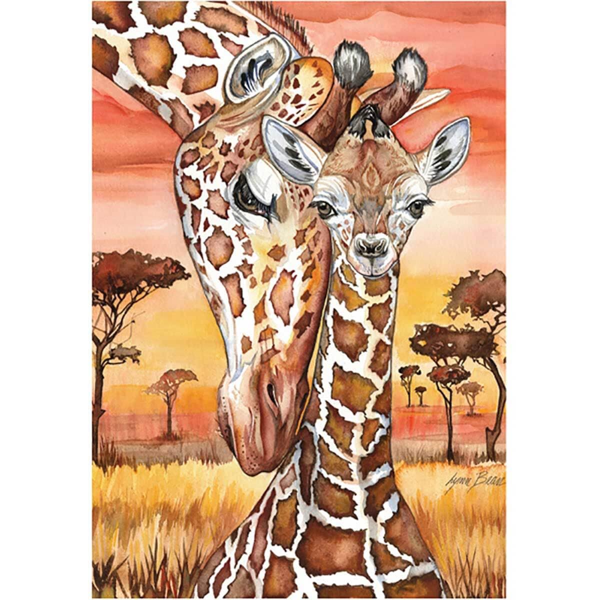 500 Piece Giraffe Jigsaw Puzzle - Anatolian Puzzle #3615 | Fun Family Game & Educational Activity for Kids & Adults | Perfect for Birthday Gifts, Classroom Learning & Relaxation Therapy