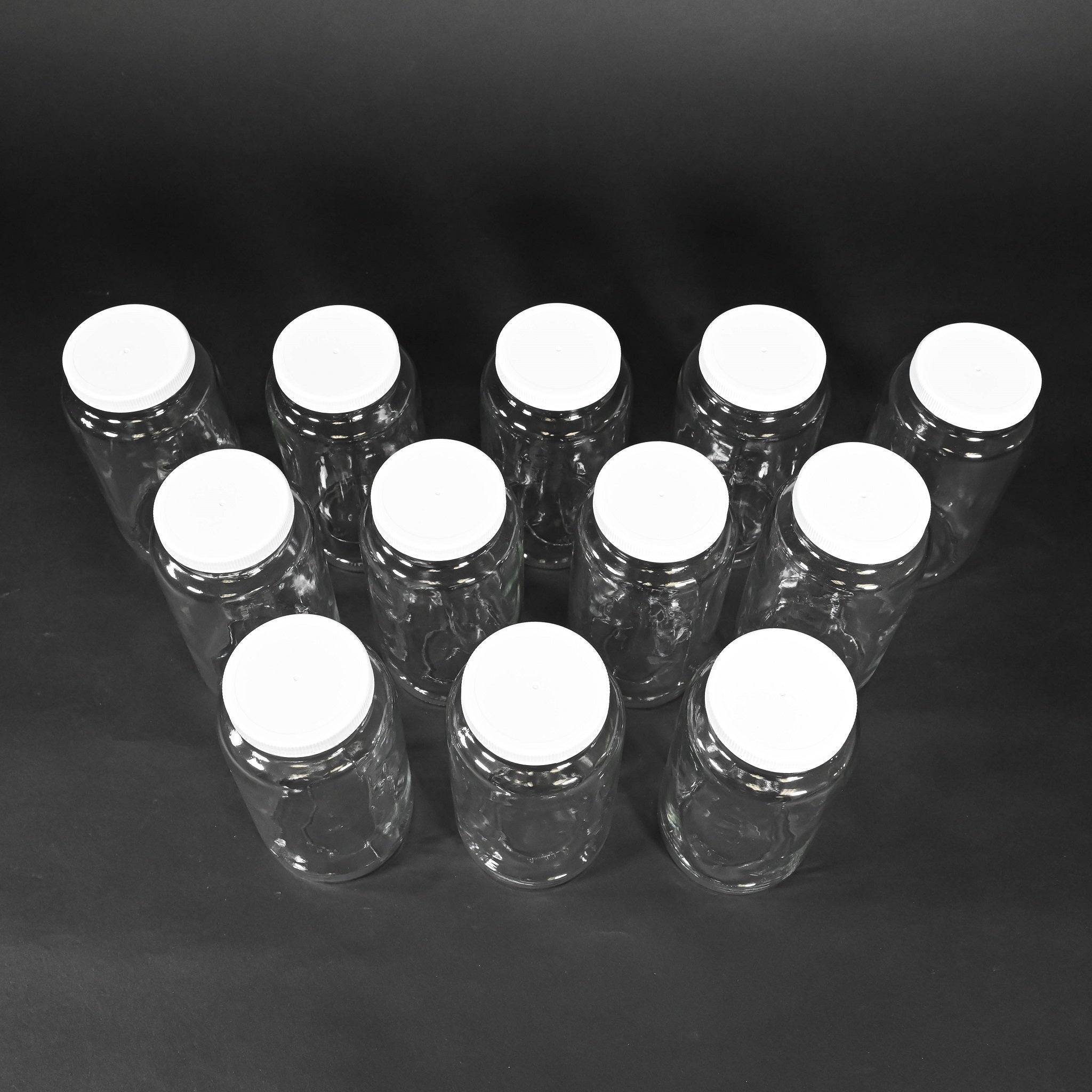 12 Pack 950ml Glass Bottles with Airtight Lids - Perfect for Homemade Juice, Kombucha, Cold Brew & Meal Prep Storage
