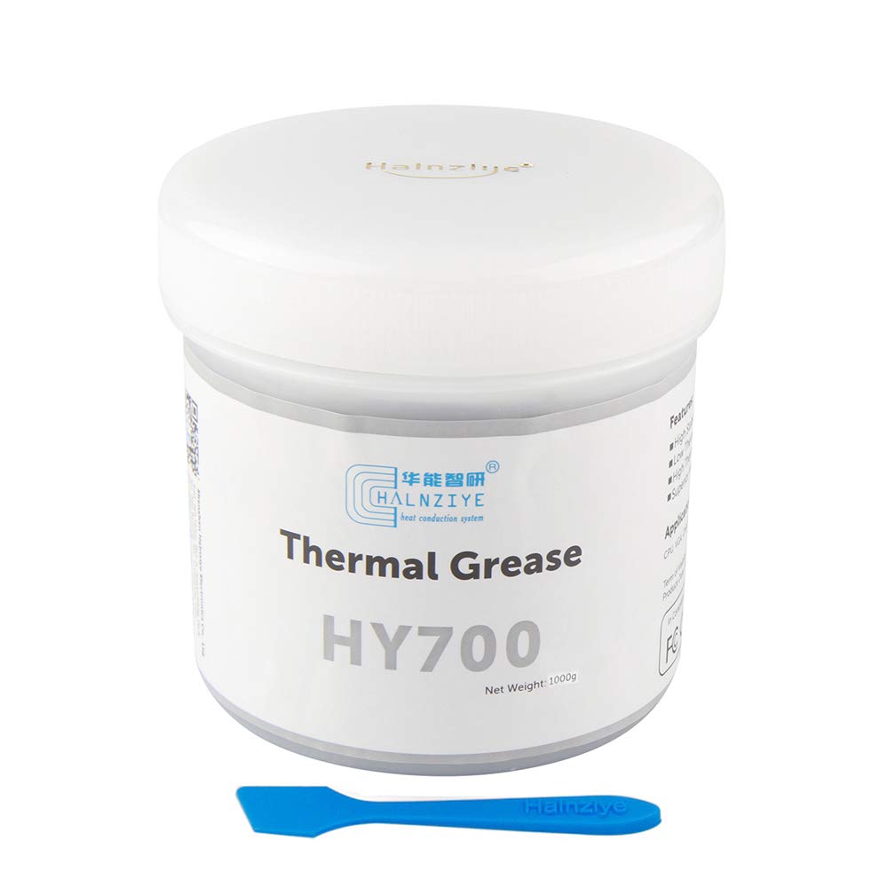 1kg / 1000g High-Performance Silver Silicone Thermal Paste for CPU, GPU, IC & LED Cooling - Heat Sink Compound for PC Builds, Laptop Repair & Electronics Maintenance