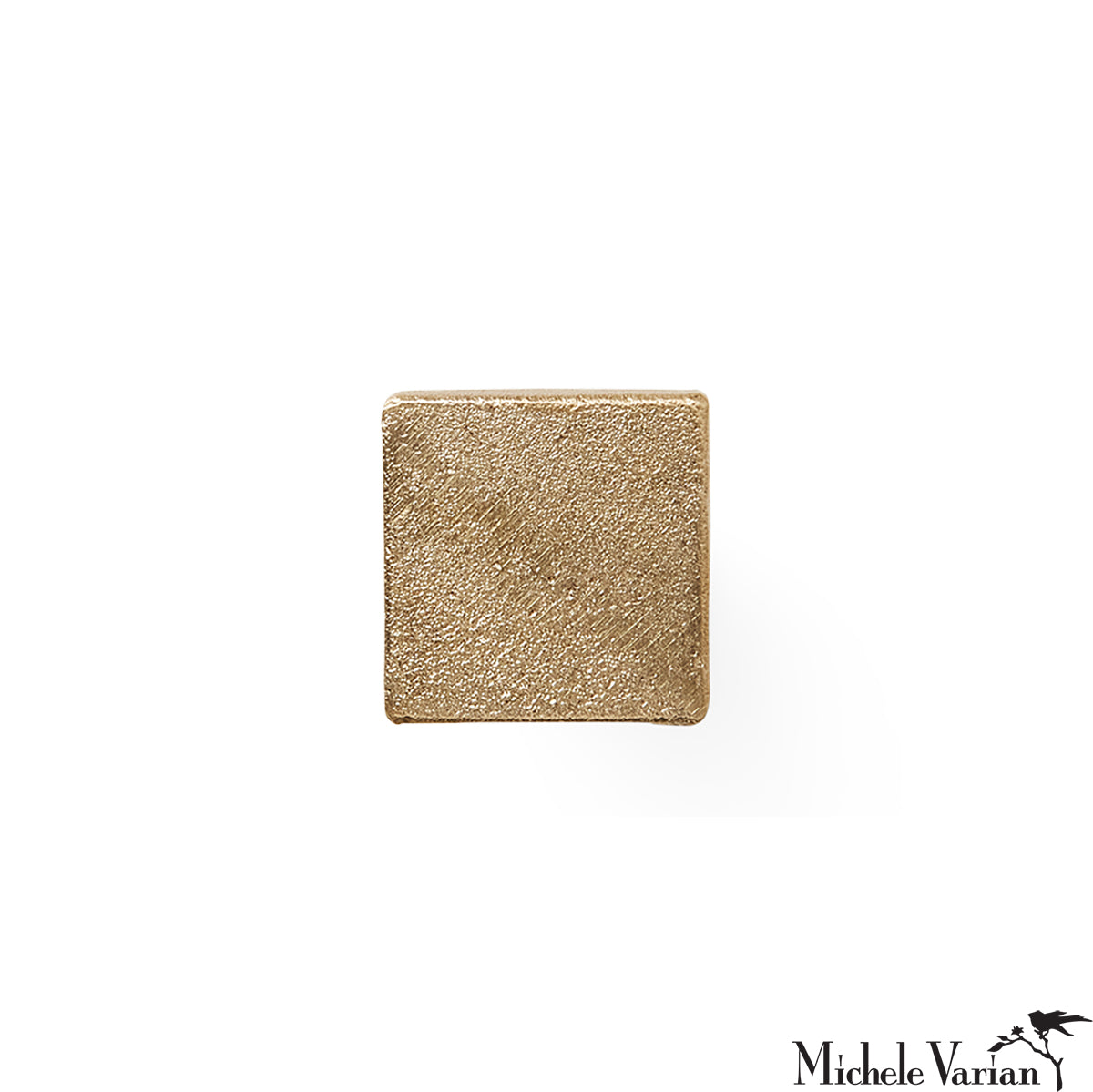 Vintage Cast Brass Square Cube Cabinet Knob - Decorative Hardware for Drawers, Cabinets & Furniture - Perfect for Home, Office & DIY Projects