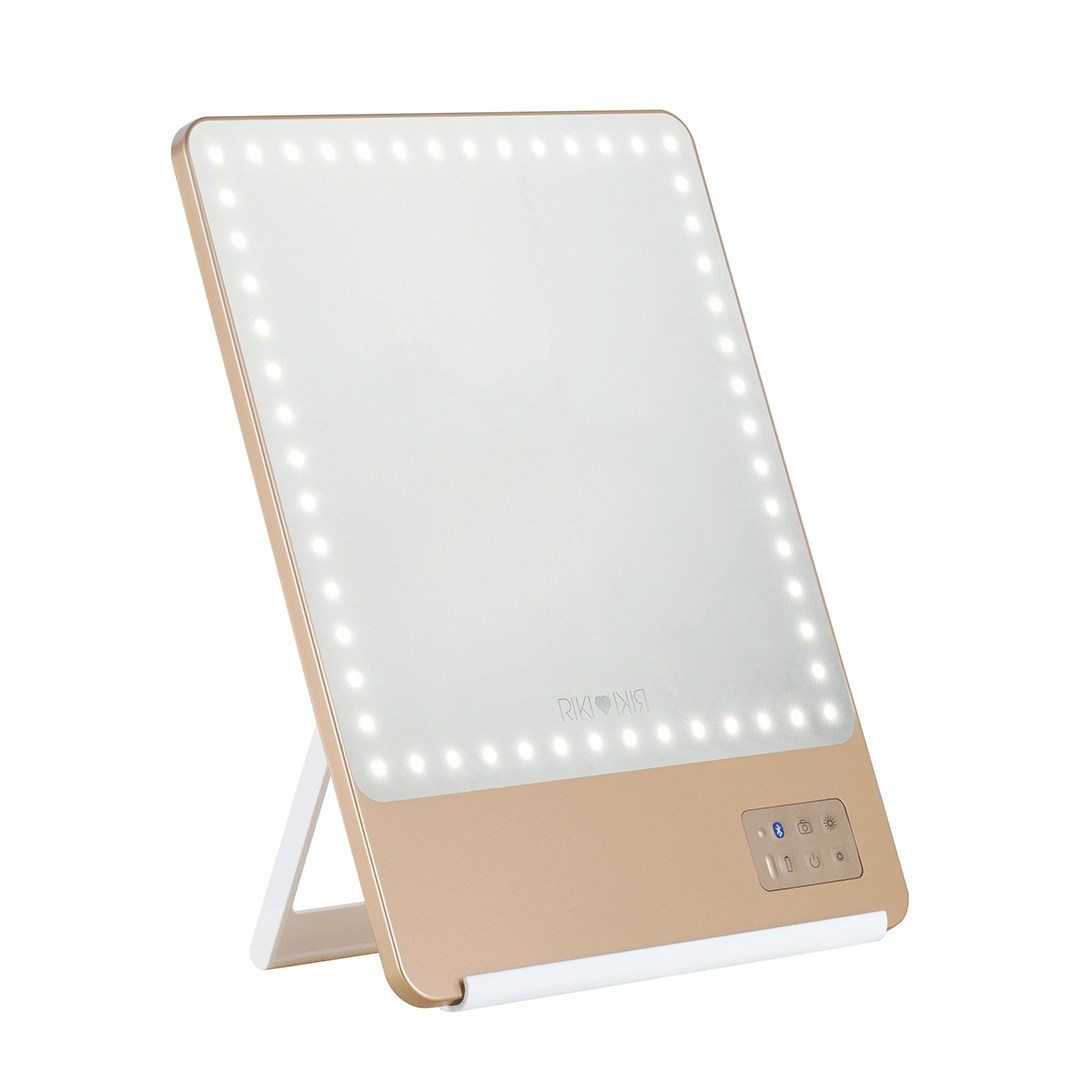 Best Portable Lighted Makeup Mirror with Stand - 10X Magnification & Touch Control for Vanity, Travel, and Streaming - Perfect for Beauty Routines, YouTube Videos, and TikTok Live Streaming