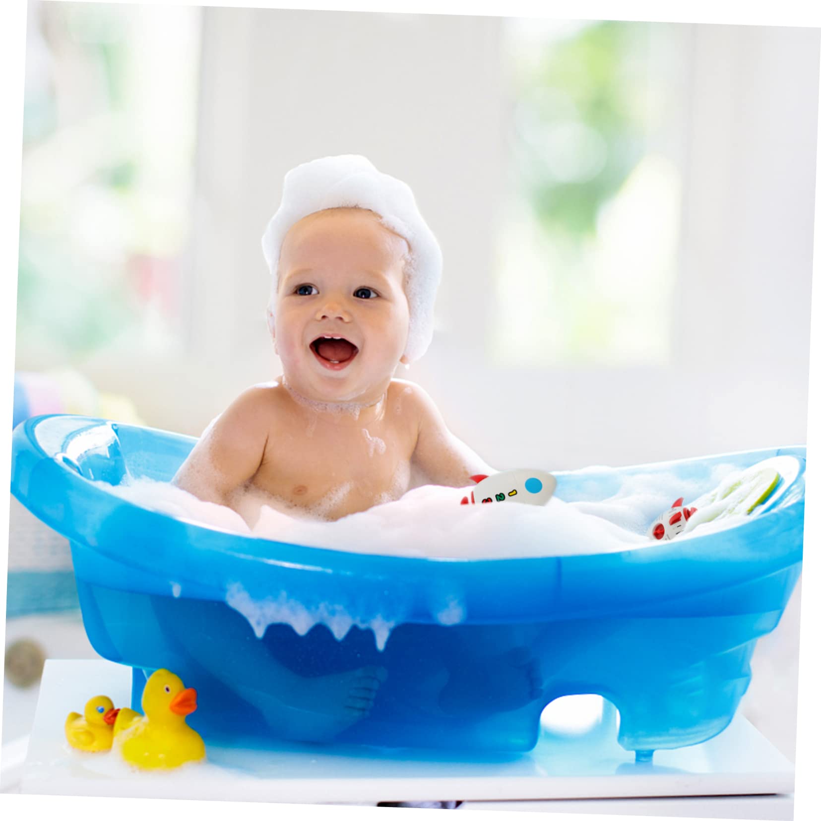 VICASKY 6-Piece Water Rocket Bath Toys Set - Wind-Up Clockwork Swimming Pool & Bathtub Play Toys for Kids - Fun Bath Time & Pool Party Games for Toddlers & Children
