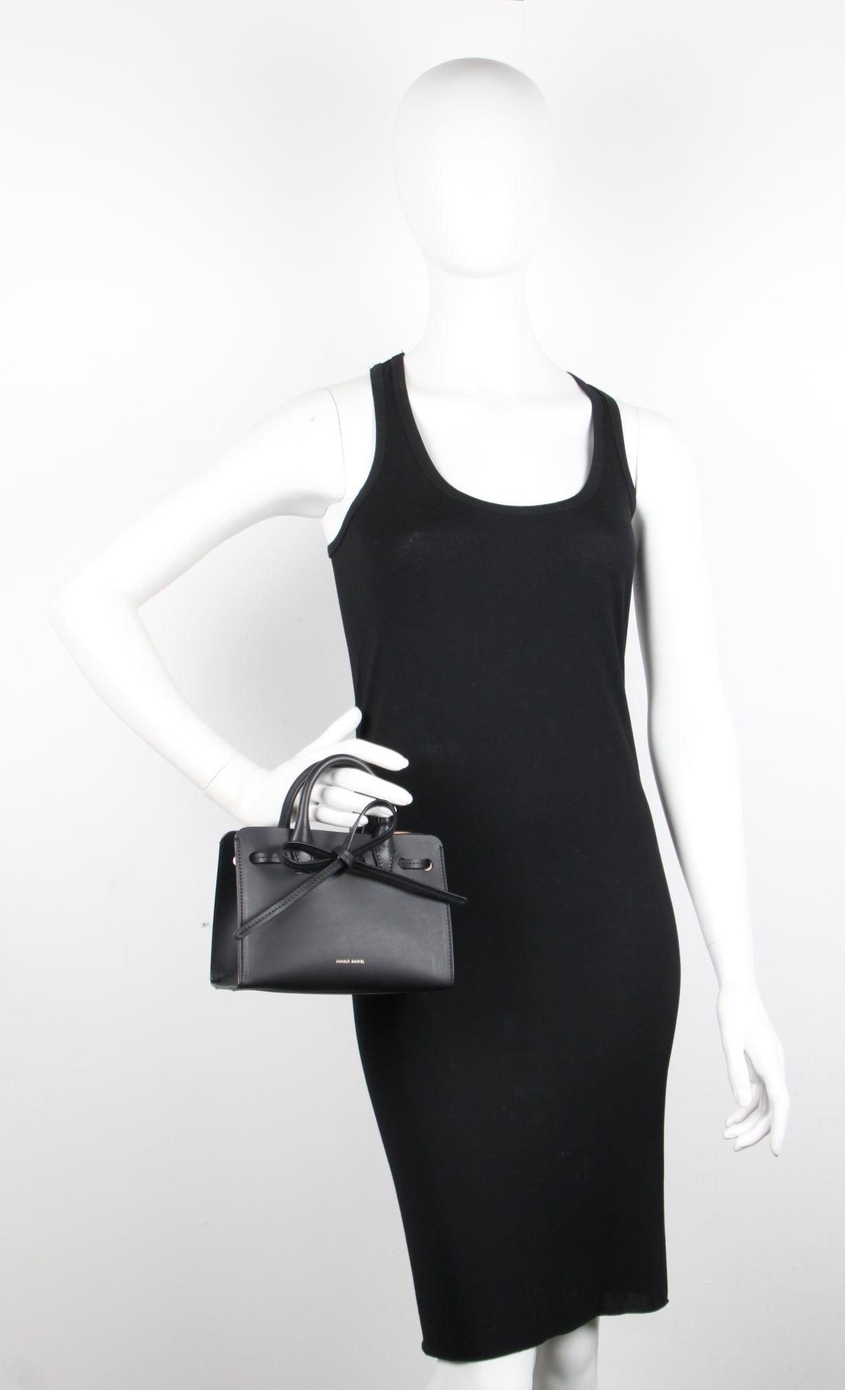Premium Sun Bag Mini - Genuine Vegetable Tanned Leather Crossbody Bag in Black & Ballet Pink | Perfect for Everyday Use, Travel & Fashion Accessories