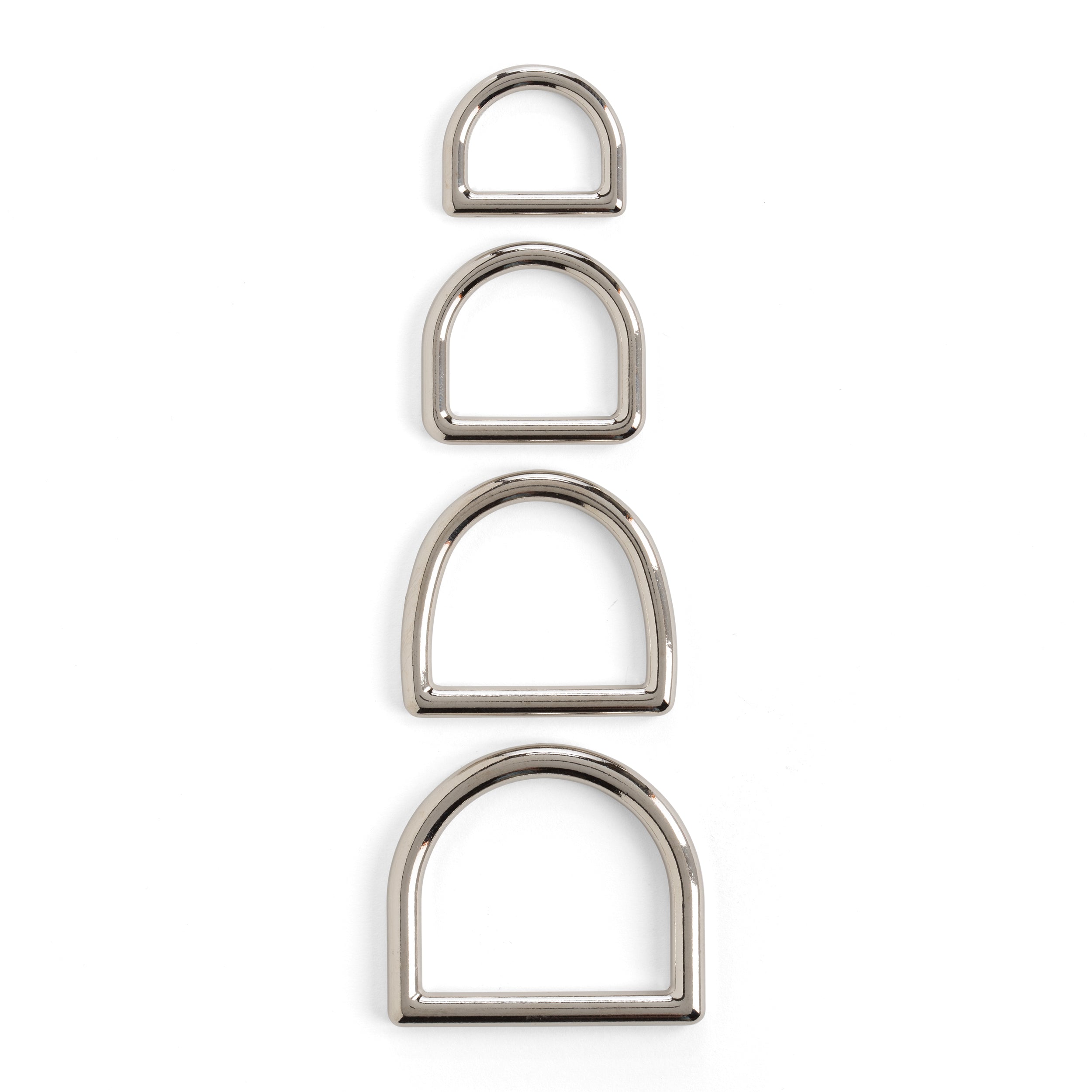 Heavy Duty Cast D Rings - High Strength Steel D-Shaped Lifting Hooks for Marine, Industrial & Outdoor Use