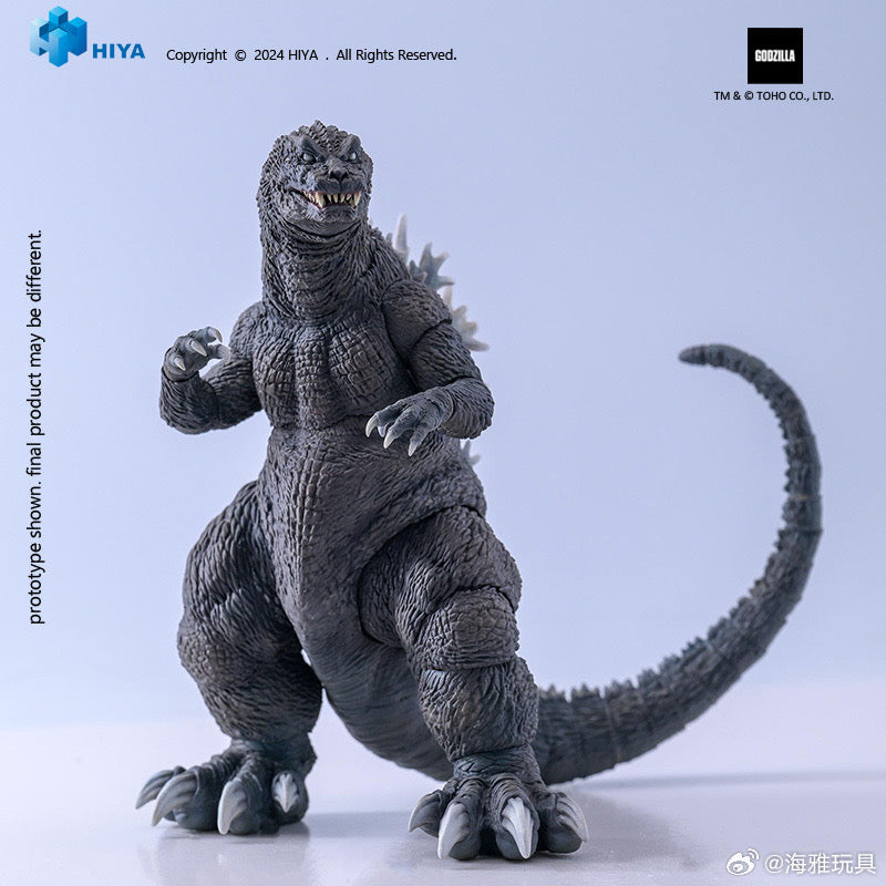 HIYA 7-inch 18cm Godzilla vs Mothra vs King Ghidorah Action Figure Set - Giant Monsters All Out Attack (2001) Movie Collection - Perfect for Display, Collectors & Monster Battles