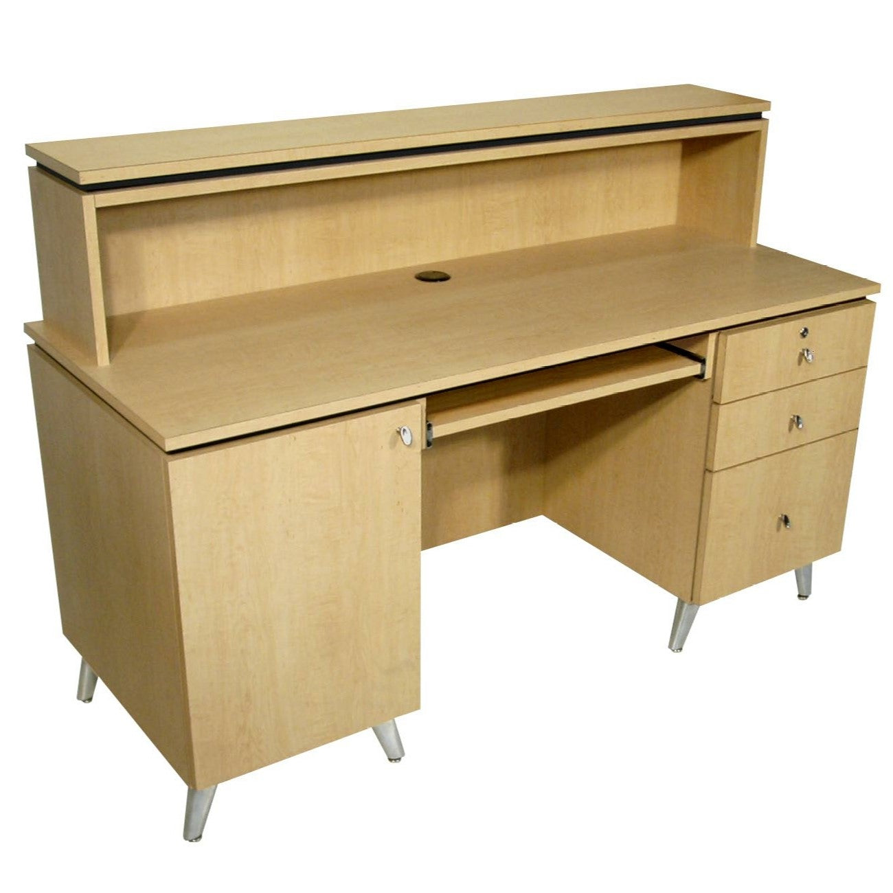 Modern Neo Delta Reception Desk - Sleek Office Furniture for Hotels, Clinics & Corporate Lobbies - Premium Front Desk Solution for Professional Spaces