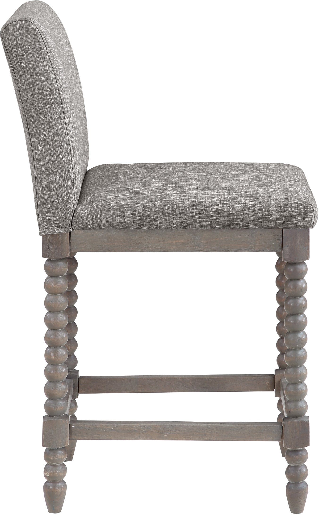 Office Star Abbott 26 Spindle Stool - Adjustable Height Bar Stool with Back Support - Perfect for Home Office, Kitchen Island & Commercial Use [ABB26]