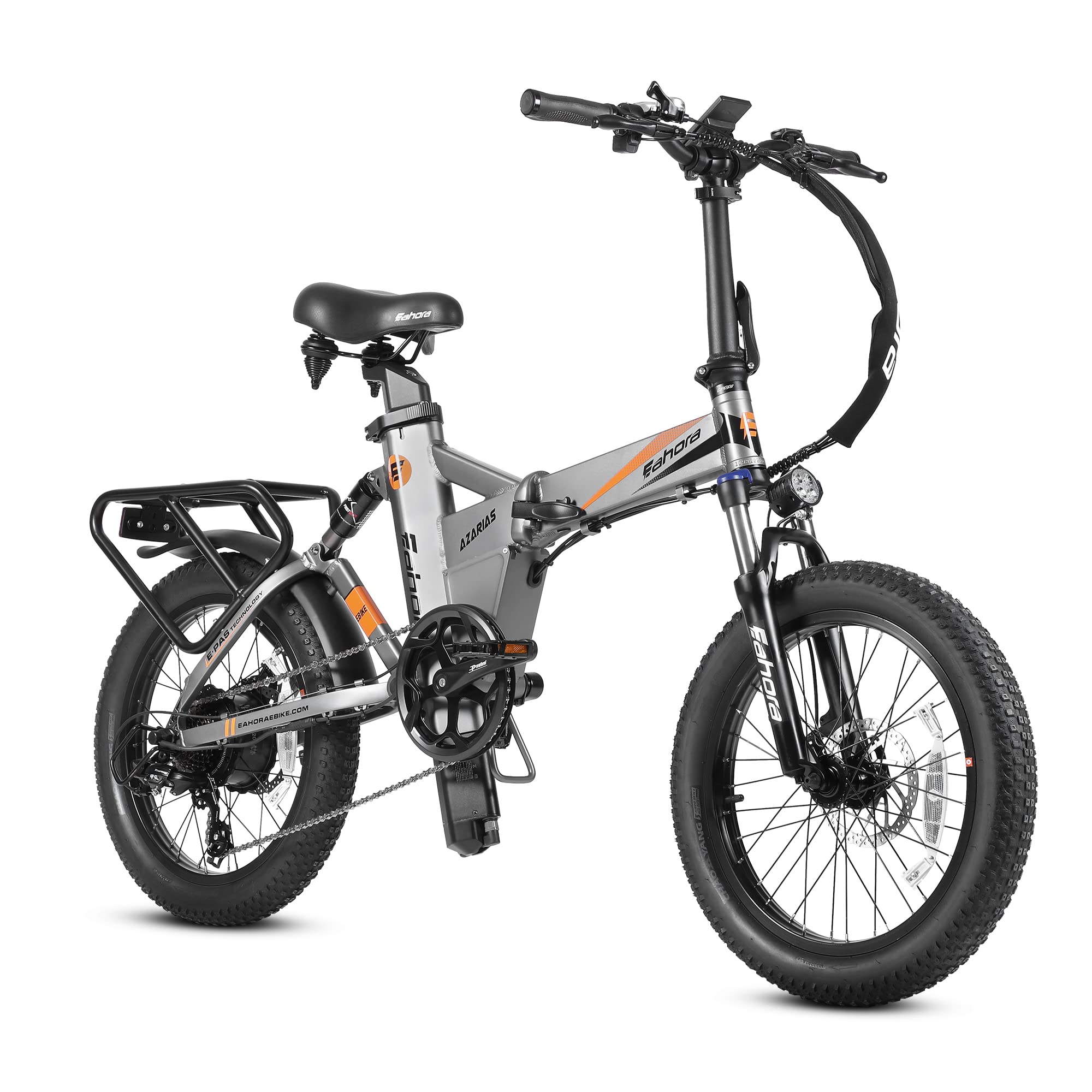 eAhora Azarias 750W Electric Bike for Adults - 48V 18AH Fat Tire Ebike with Dual Suspension, Shimano 7-Speed & Mechanical Brakes - 32MPH Commuter Electric Bicycle with Smart Display - Perfect for Urban Commuting, Off-Road Adventures & Weekend Rides