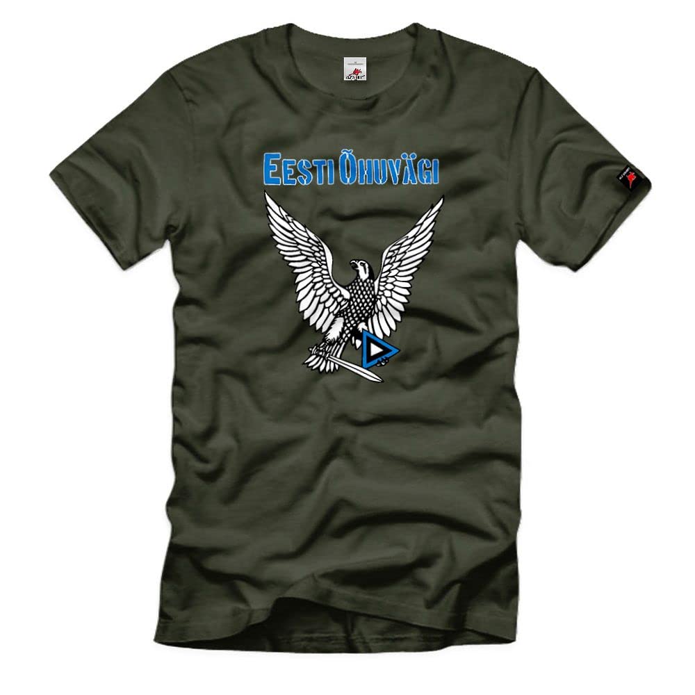 ALFASHIRT Estonian Air Force Military Unit Tallinn Graphic T-Shirt for Men & Women - Vintage Military Style Tee #2582 | Perfect for Veterans Day, Air Force Events & Patriotic Outfits