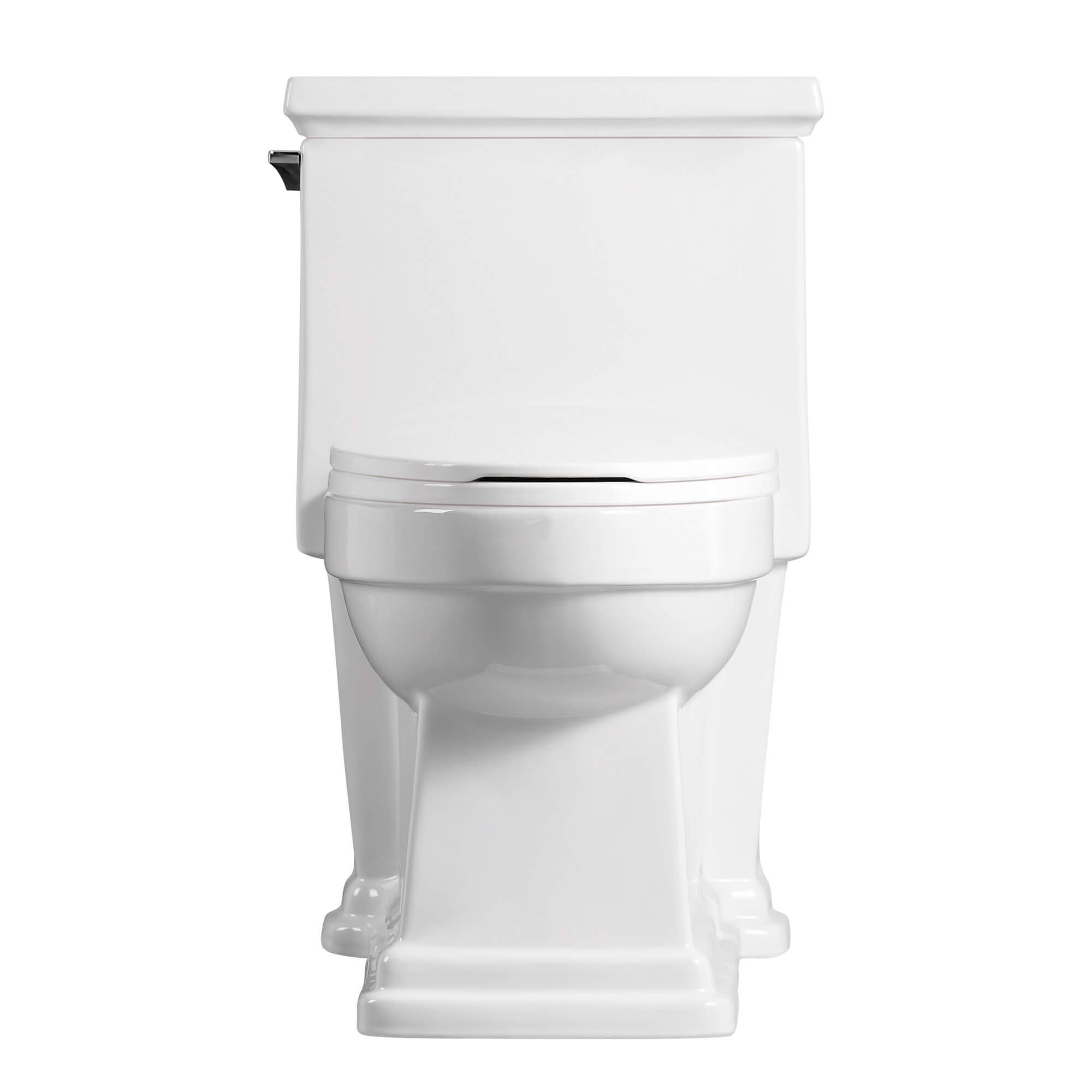 Modern One-Piece Elongated Toilet - ADA Compliant, Water-Efficient & Easy-Clean Design for Bathroom Remodeling & Home Upgrade